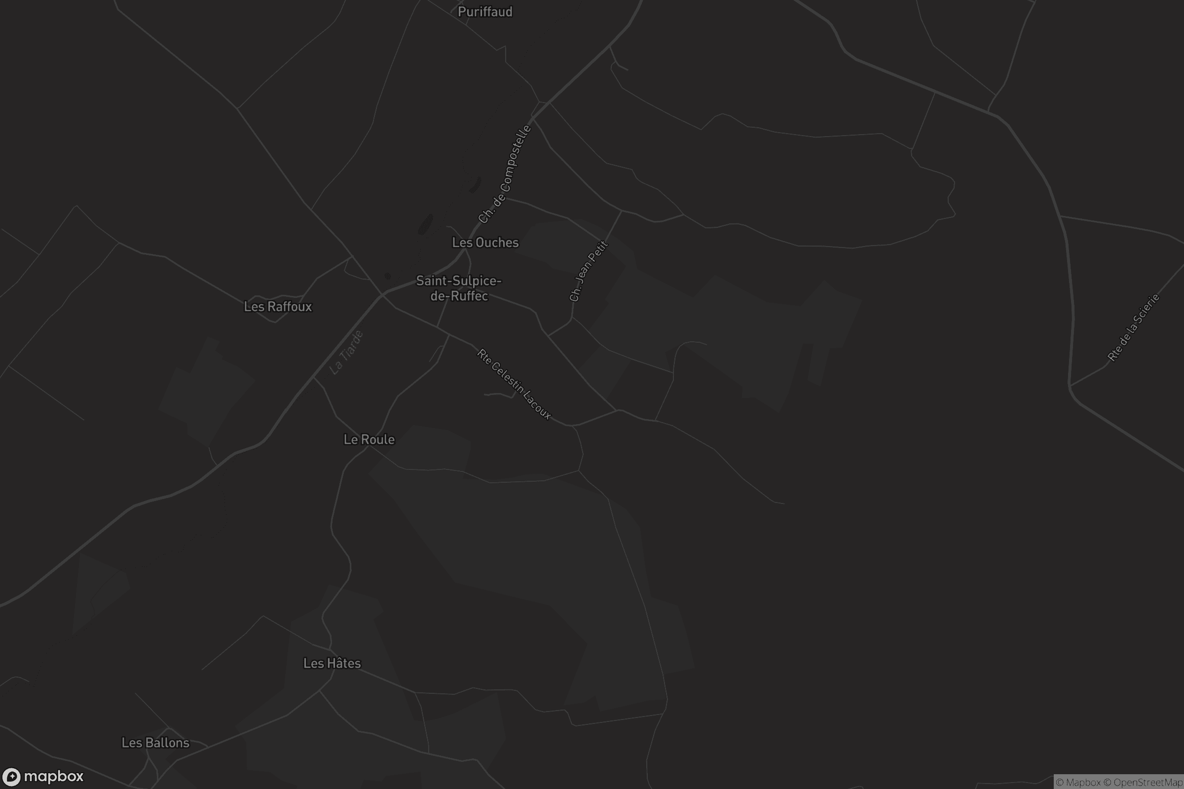 Carte de Saint-Sulpice-de-Ruffec