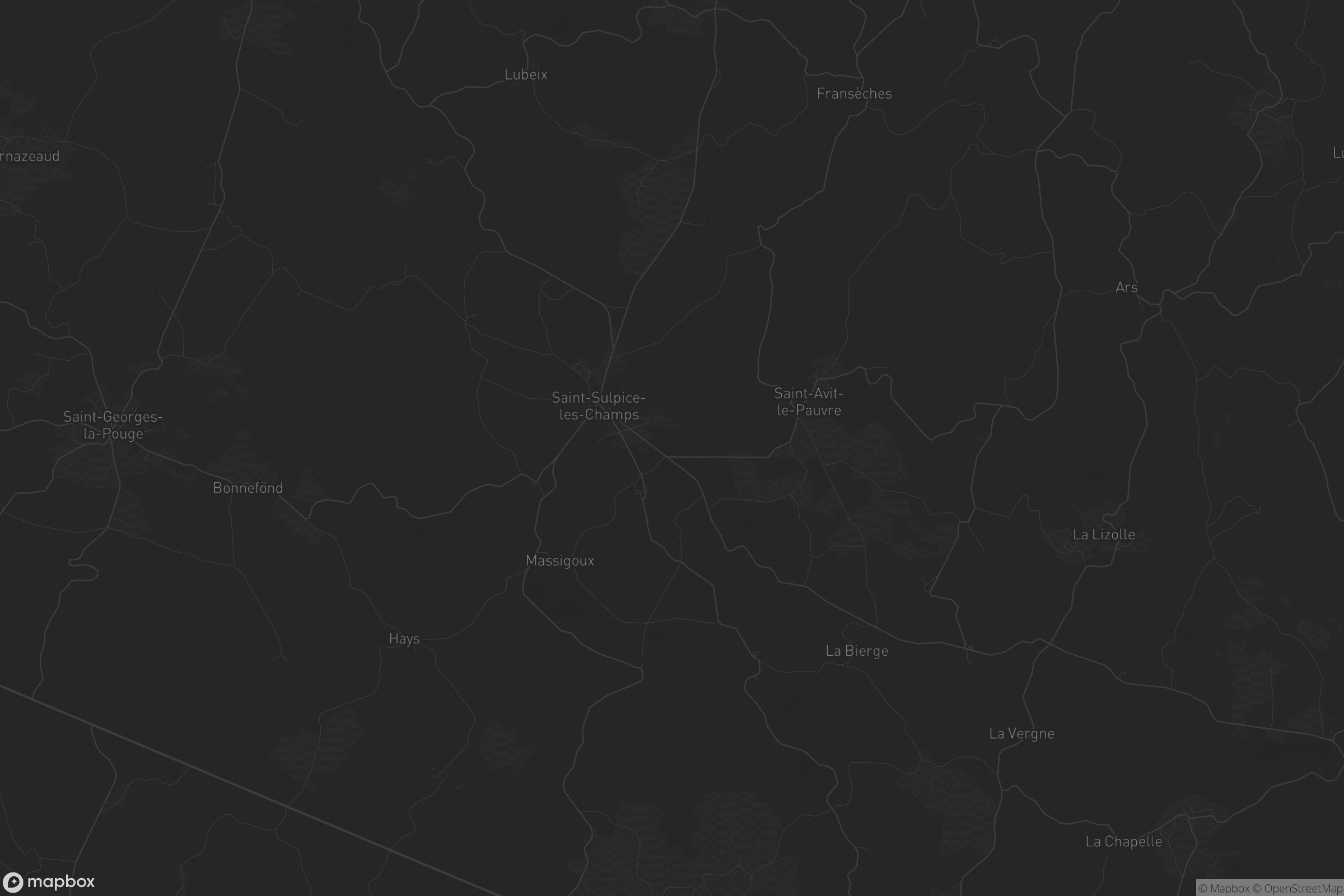 Carte de Saint-Sulpice-les-Champs