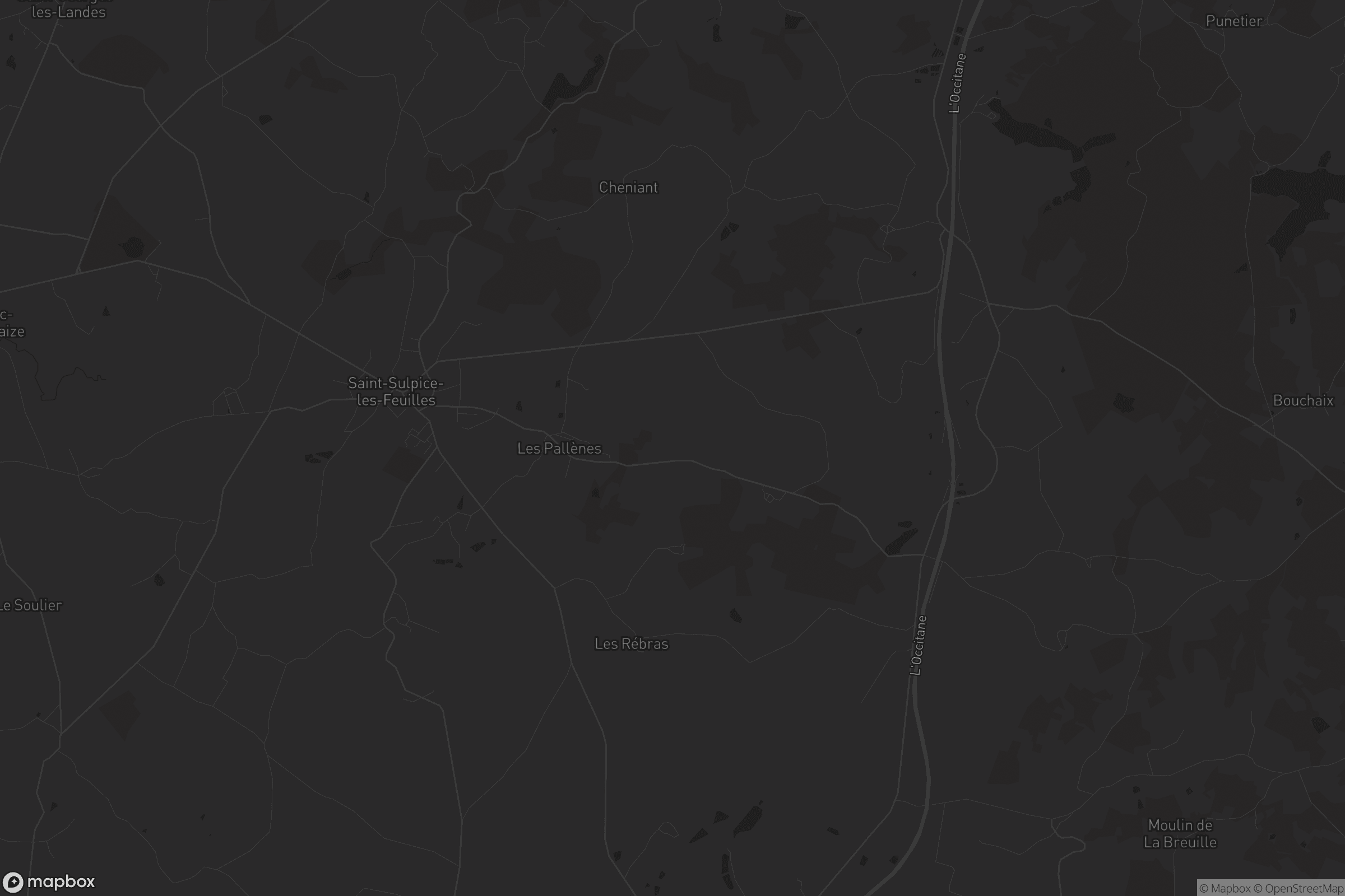 Carte de Saint-Sulpice-les-Feuilles