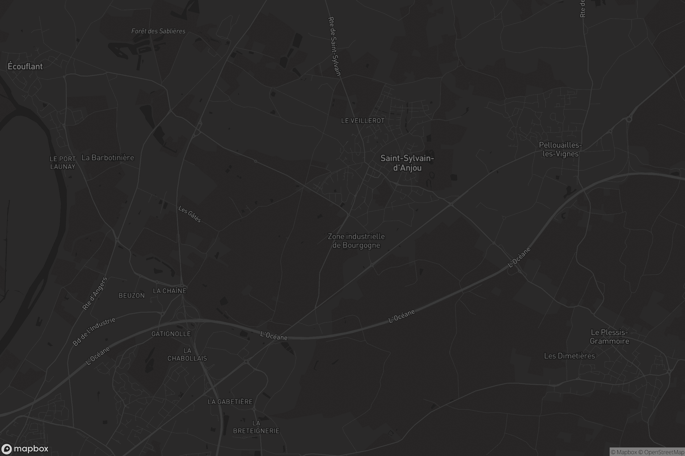 Carte de Saint-Sylvain-d'Anjou