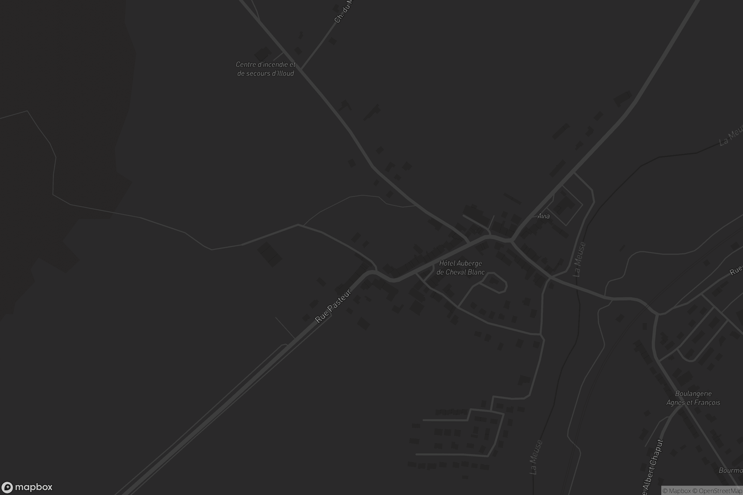 Carte de Saint-Thiébault