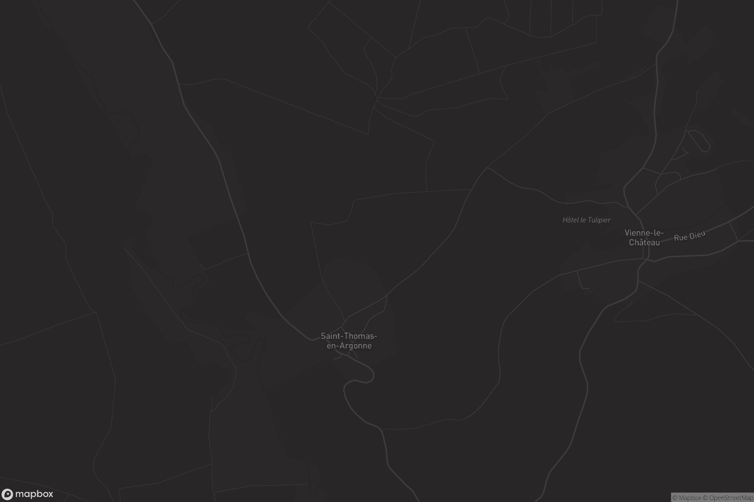Carte de Saint-Thomas-en-Argonne