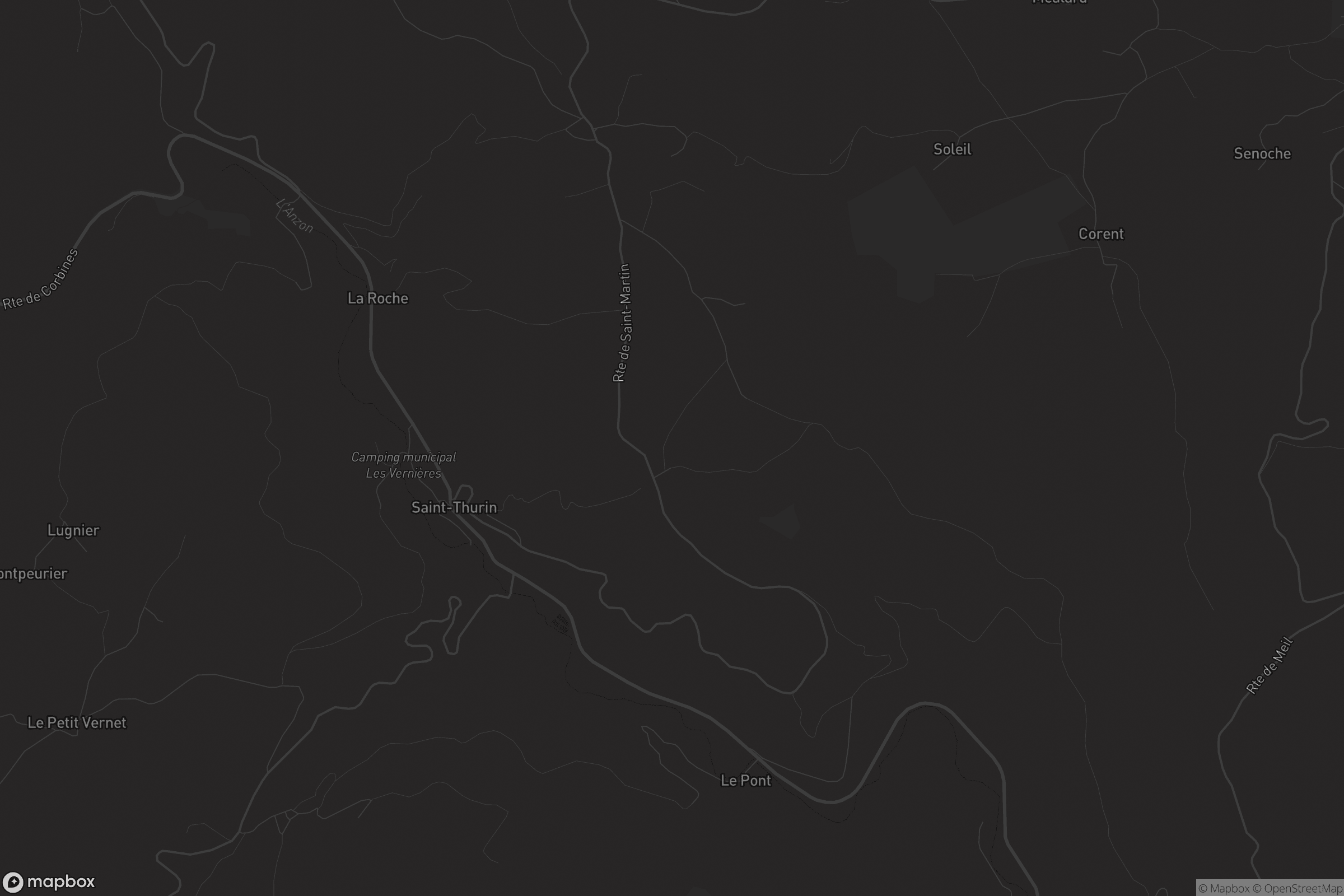 Carte de Saint-Thurin