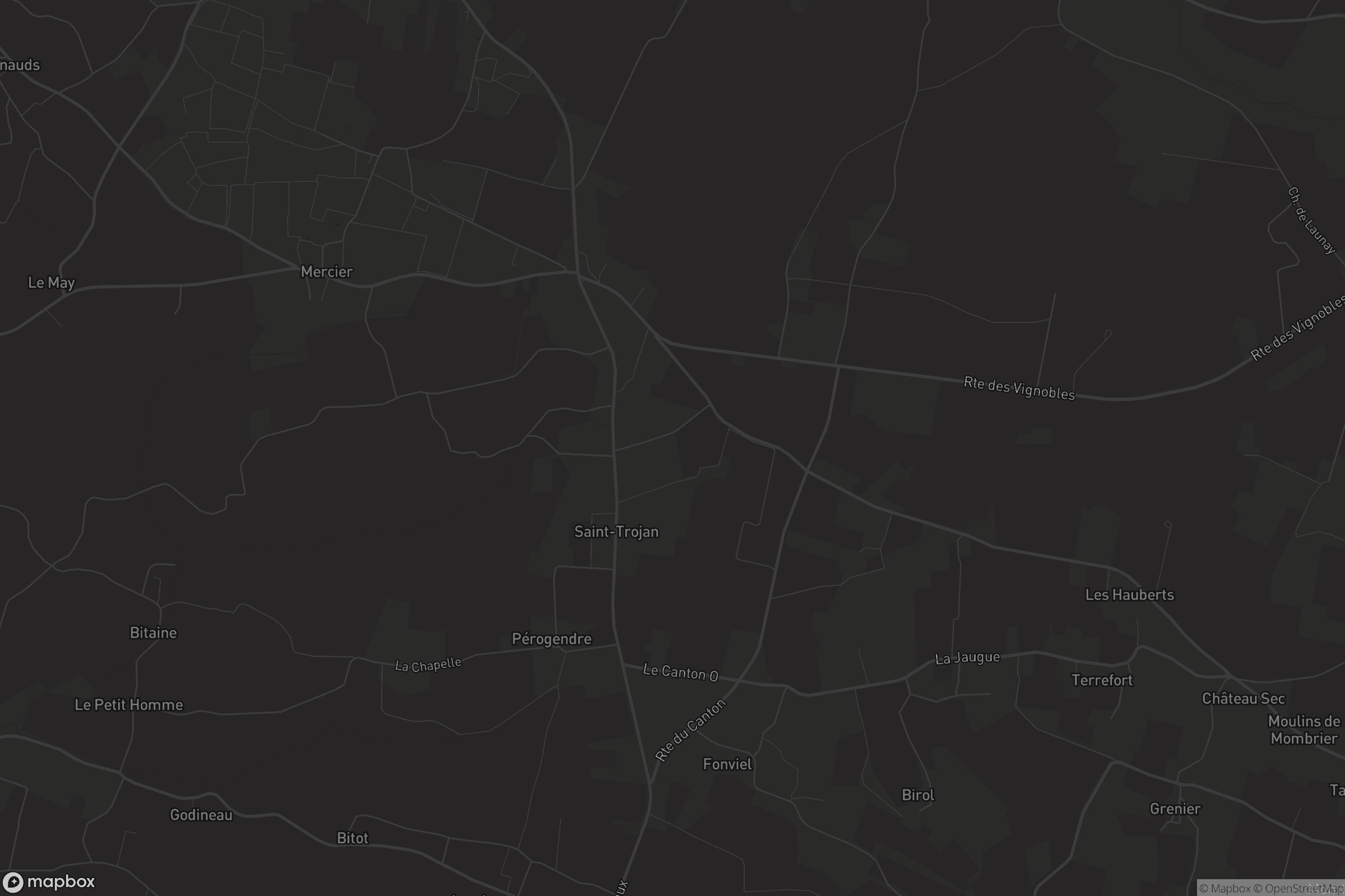 Carte de Saint-Trojan