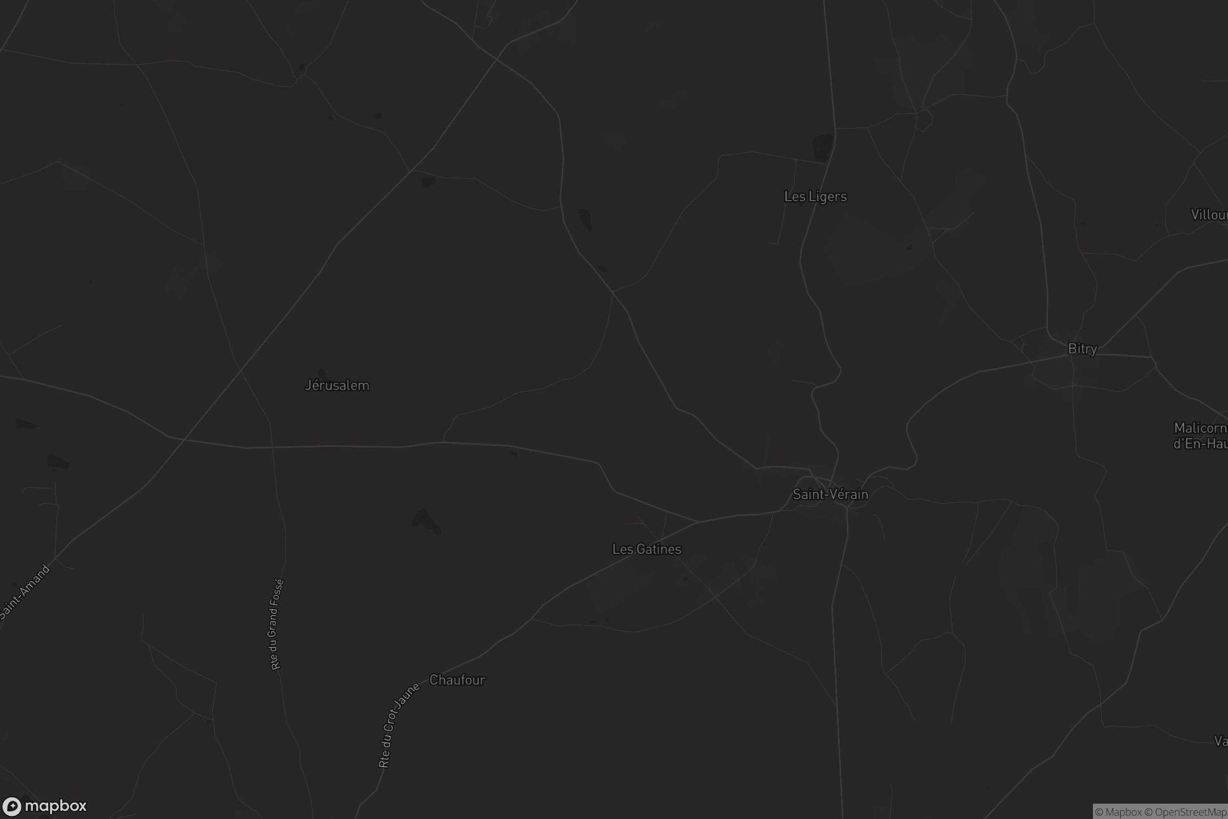 Carte de Saint-Vérain