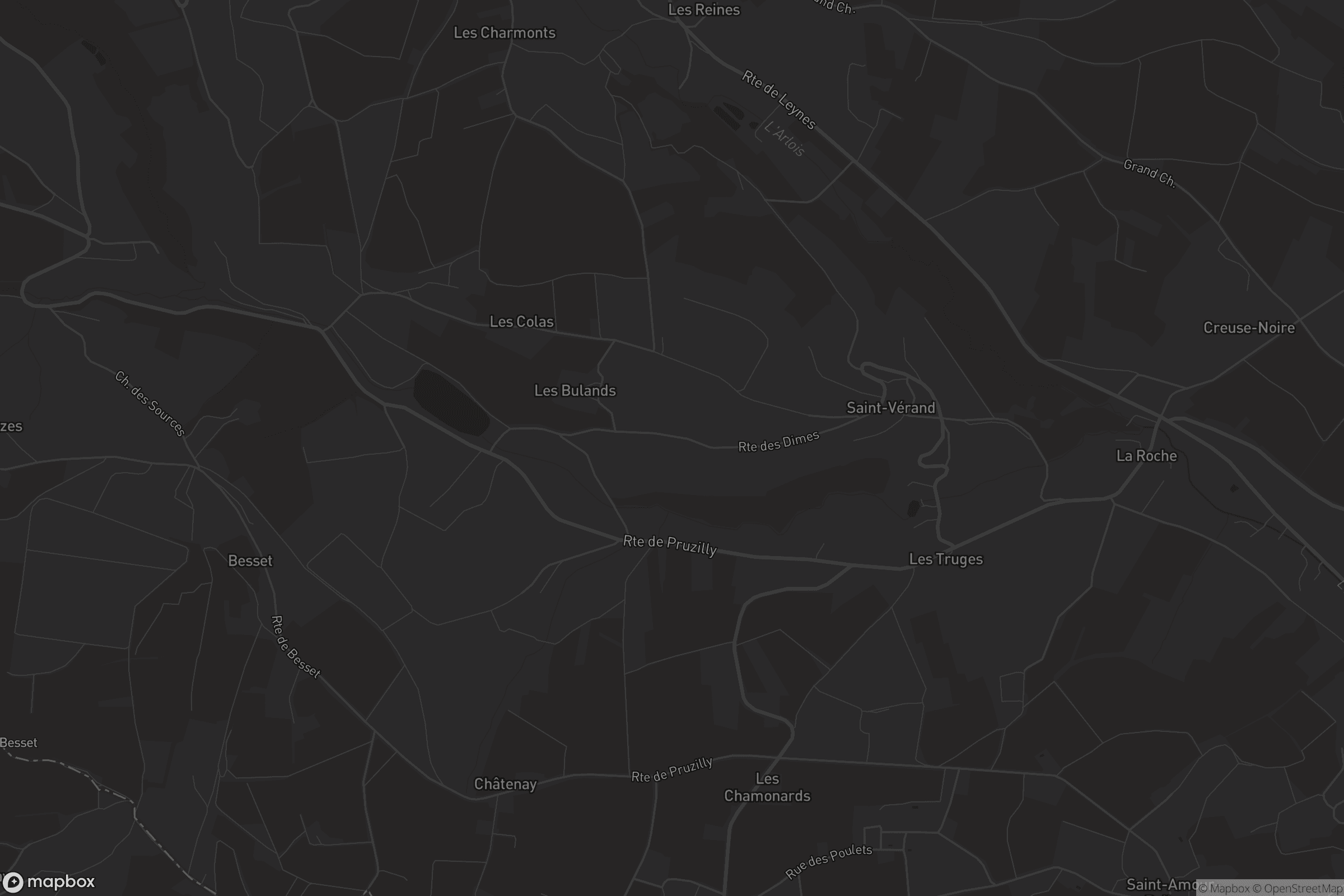 Carte de Saint-Vérand