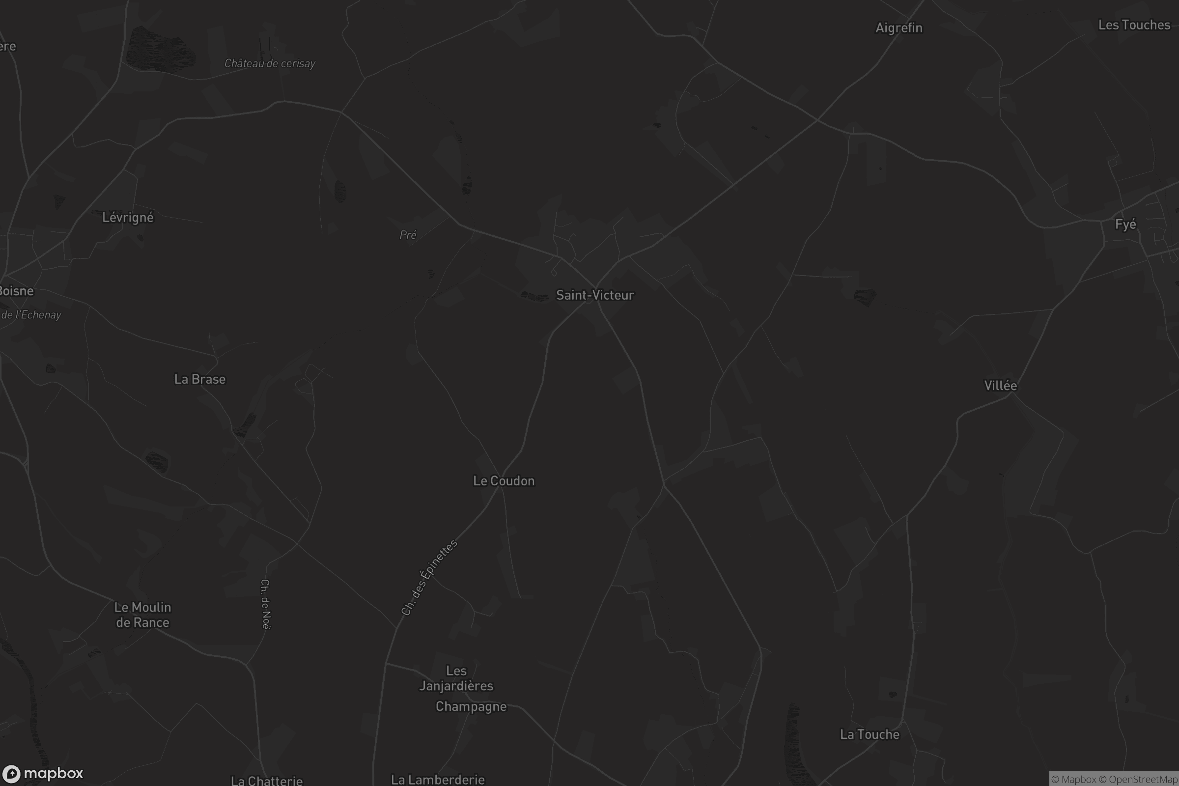 Carte de Saint-Victeur