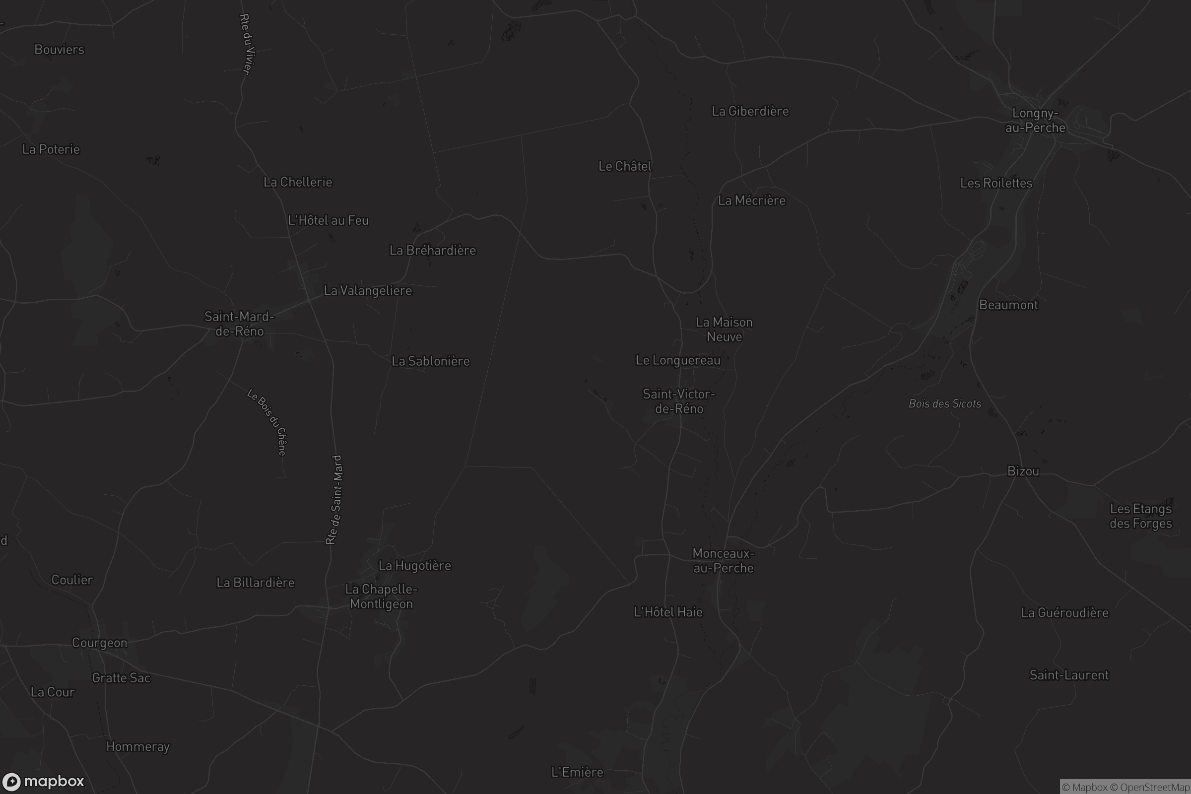 Carte de Saint-Victor-de-Réno