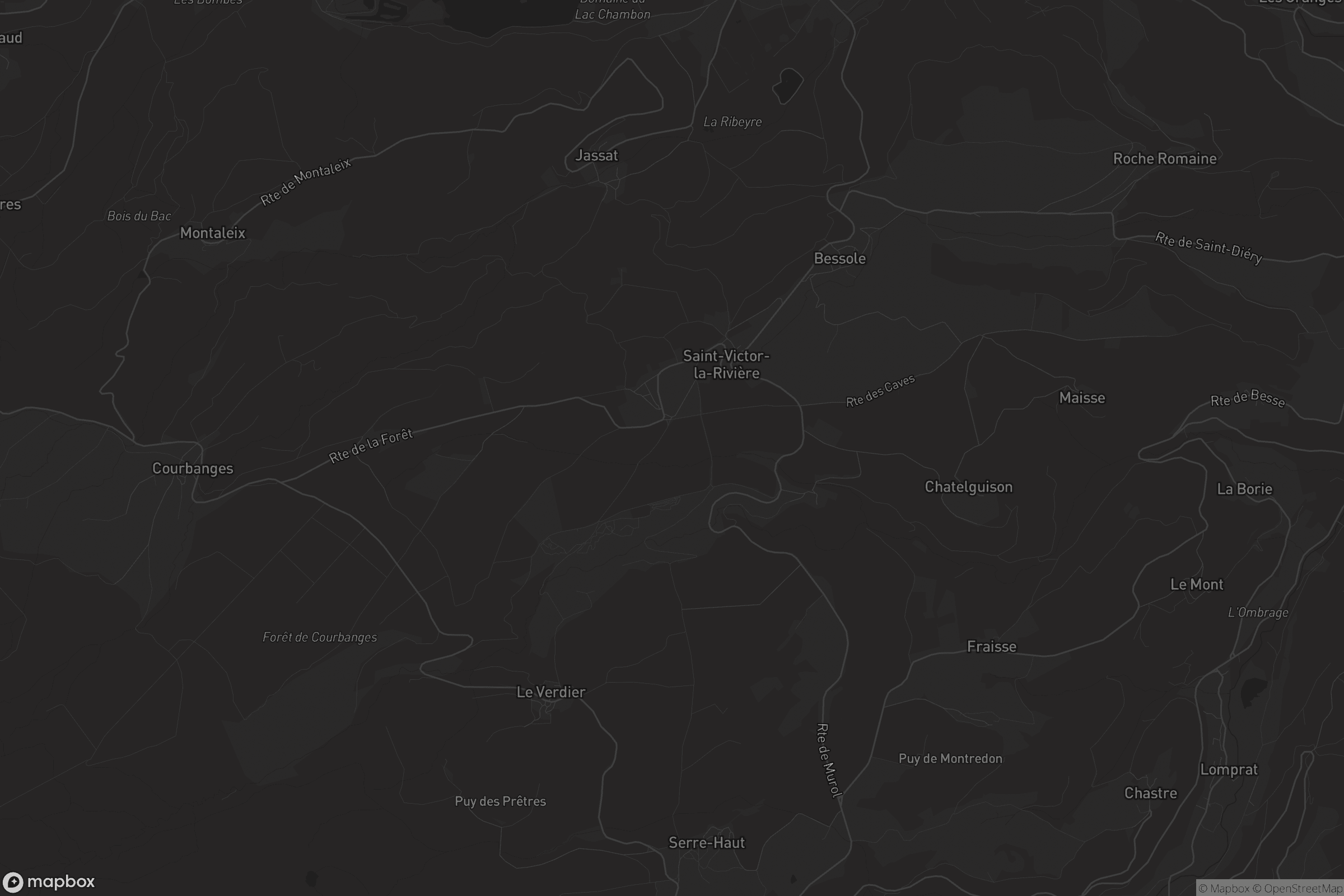 Carte de Saint-Victor-la-Rivière