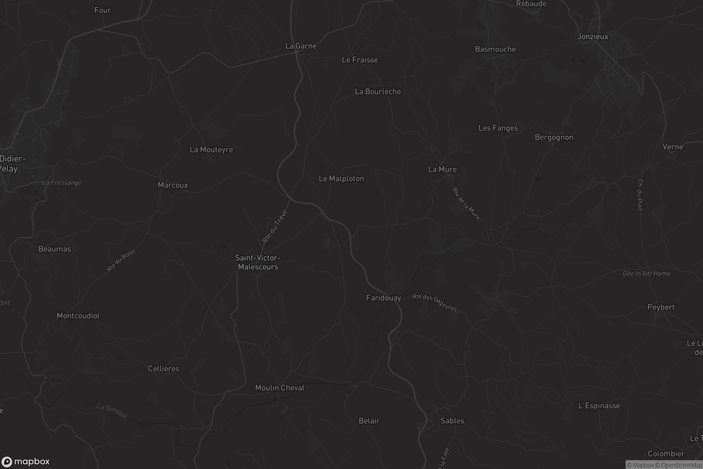 Carte de Saint-Victor-Malescours