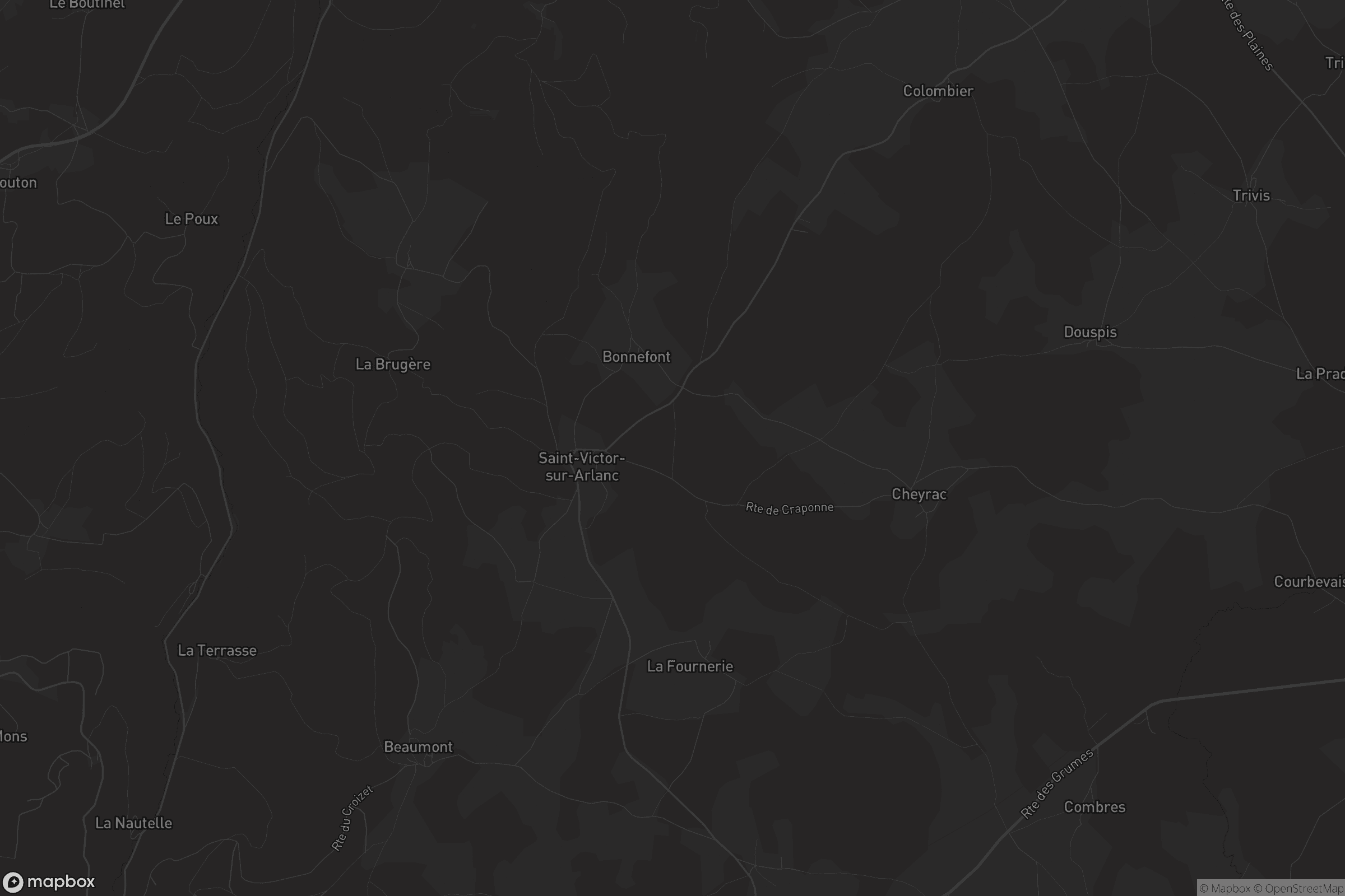 Carte de Saint-Victor-sur-Arlanc