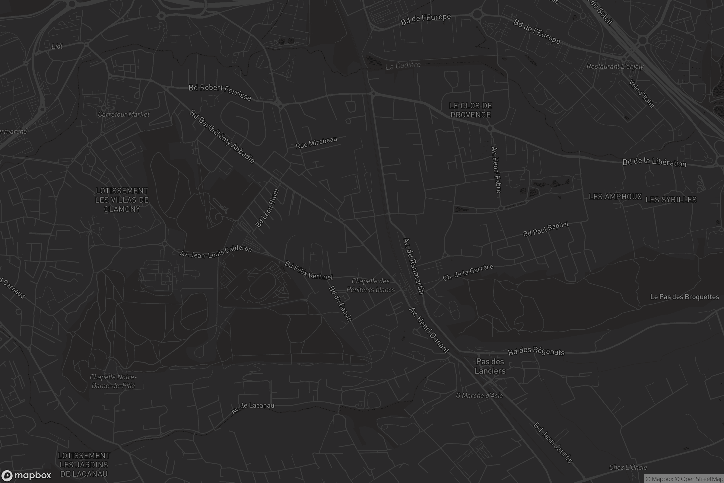 Carte de Saint-Victoret