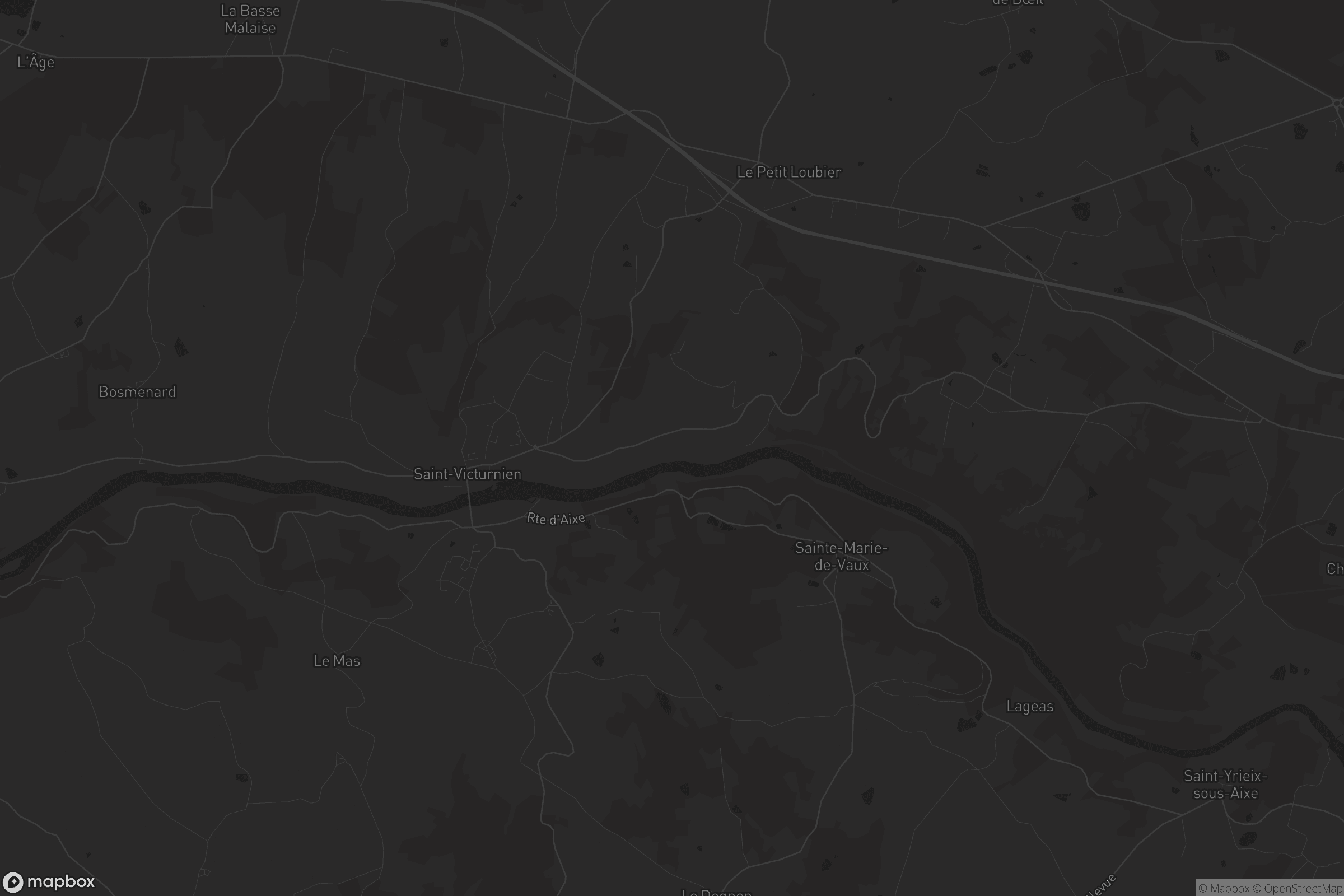 Carte de Saint-Victurnien