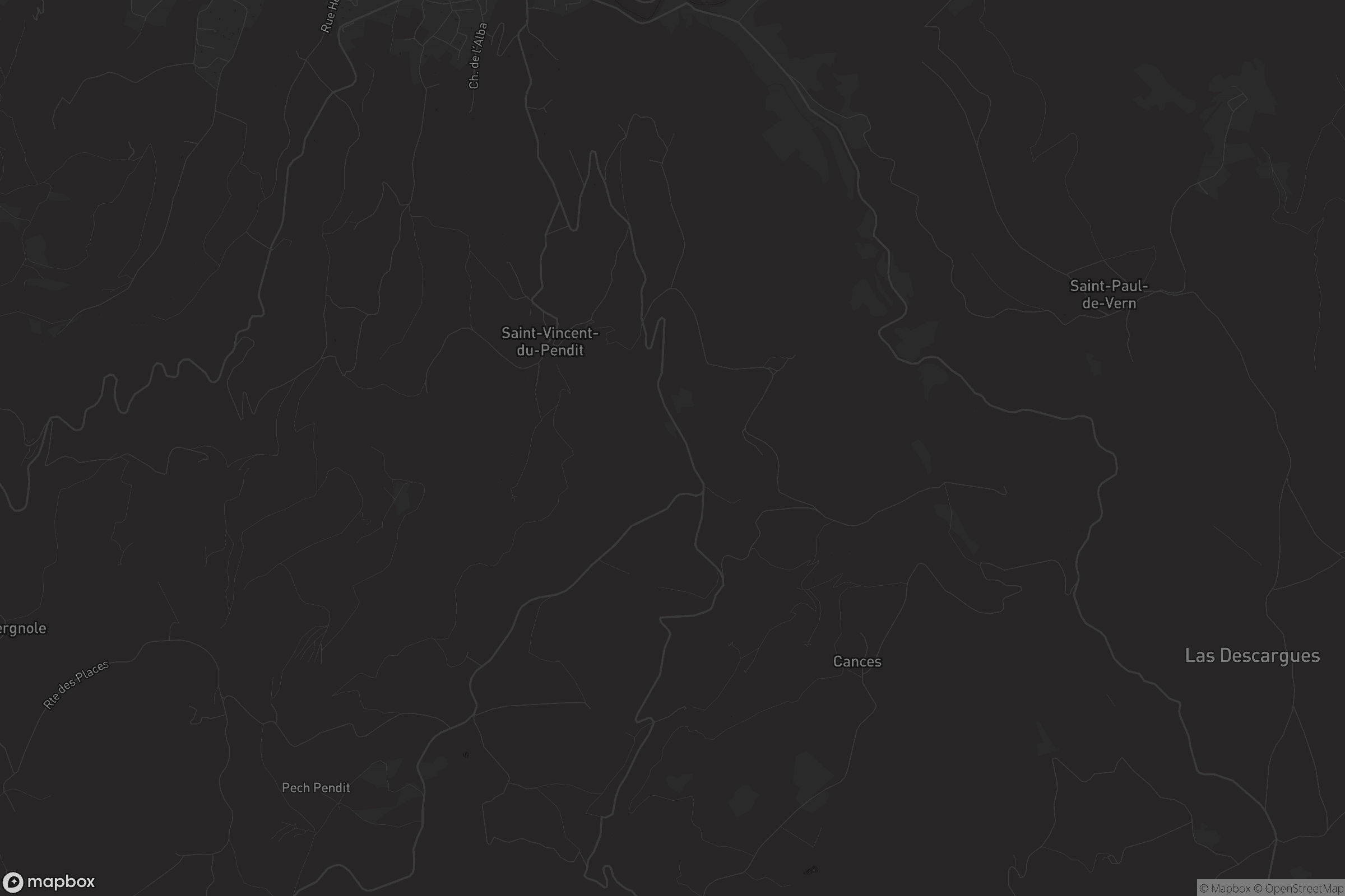 Carte de Saint-Vincent-du-Pendit
