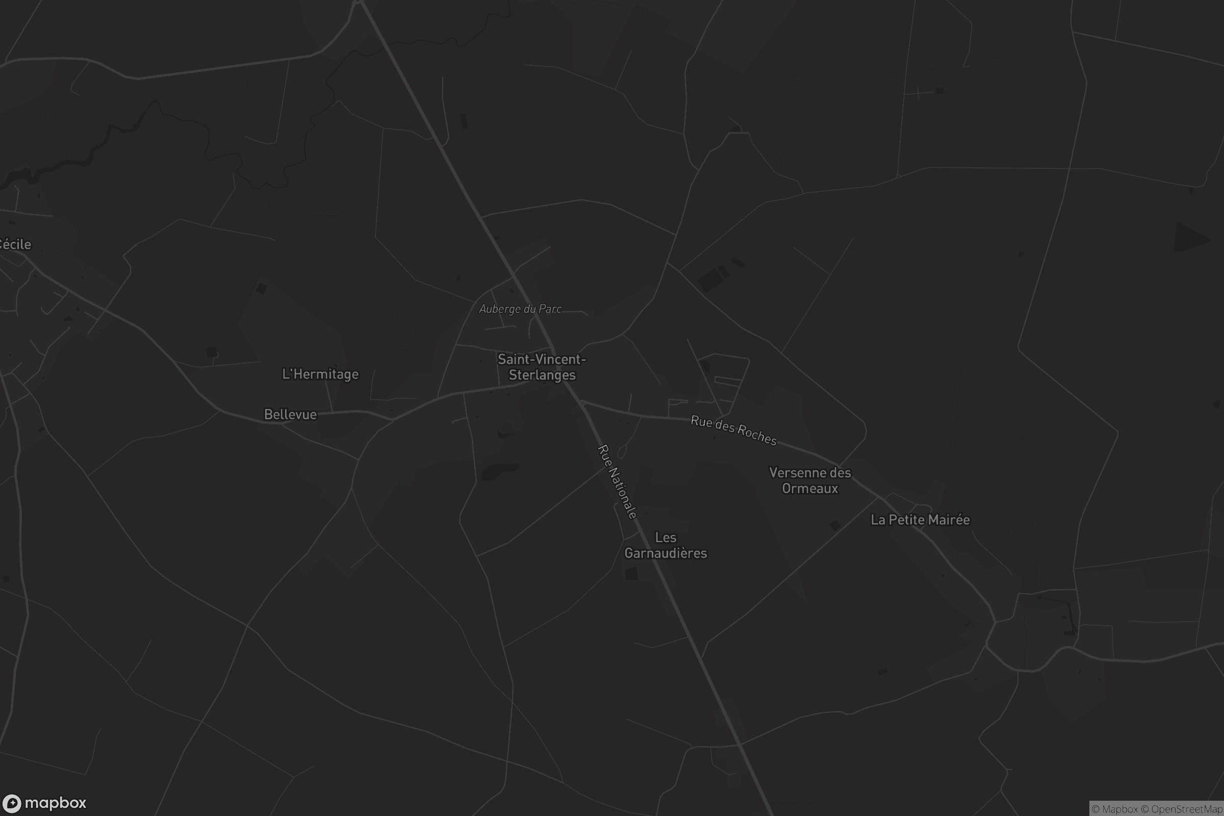 Carte de Saint-Vincent-Sterlanges