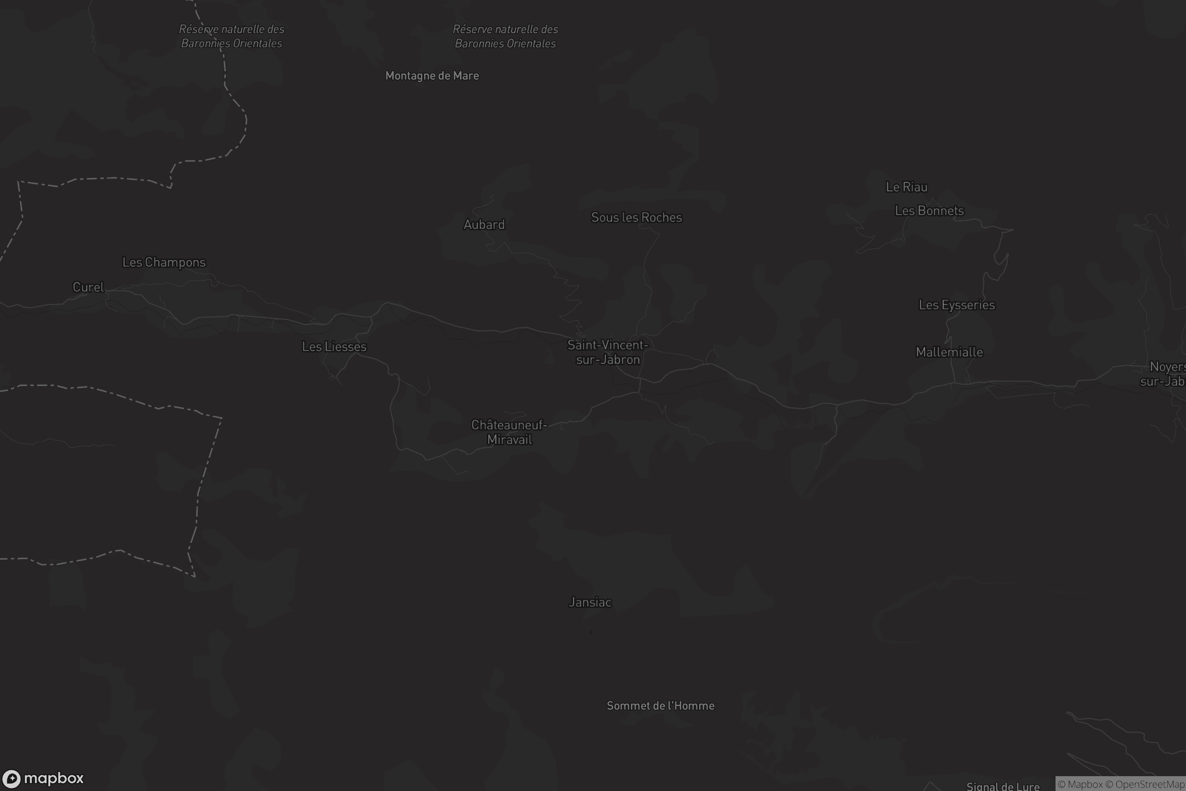 Carte de Saint-Vincent-sur-Jabron