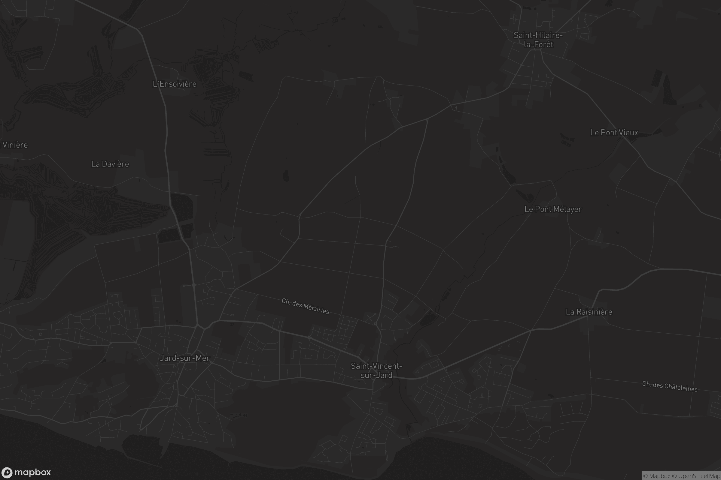 Carte de Saint-Vincent-sur-Jard