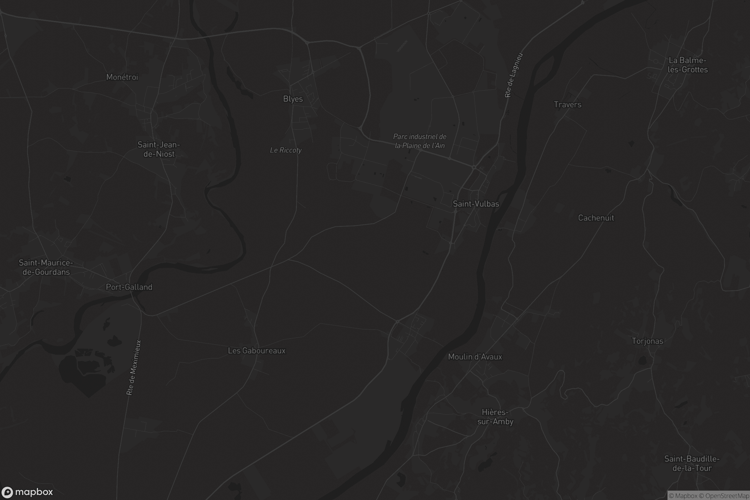 Carte de Saint-Vulbas