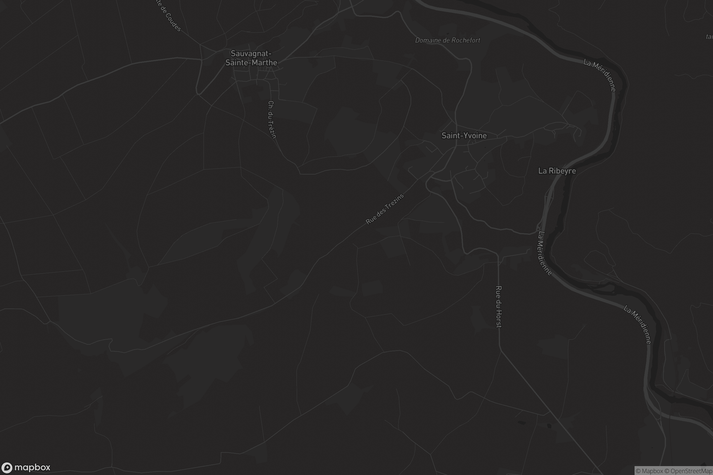 Carte de Saint-Yvoine