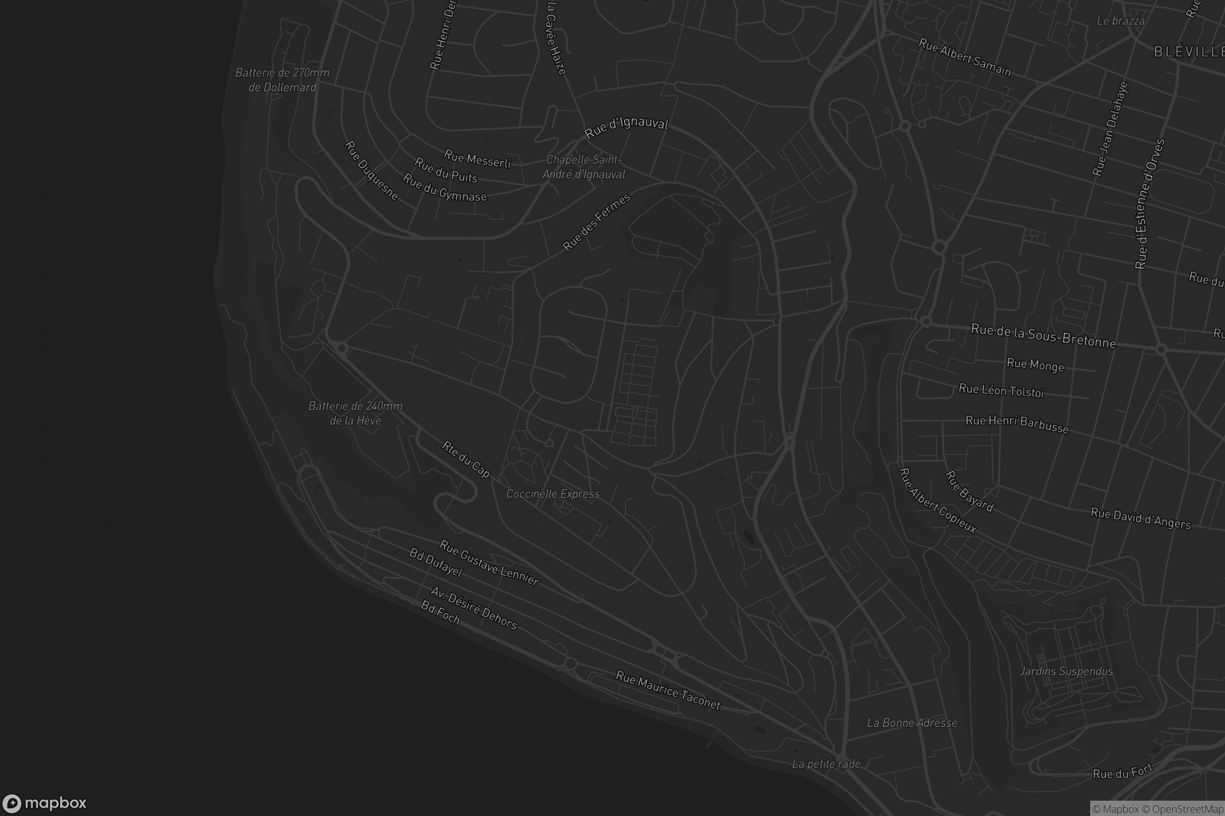 Carte de Sainte-Adresse