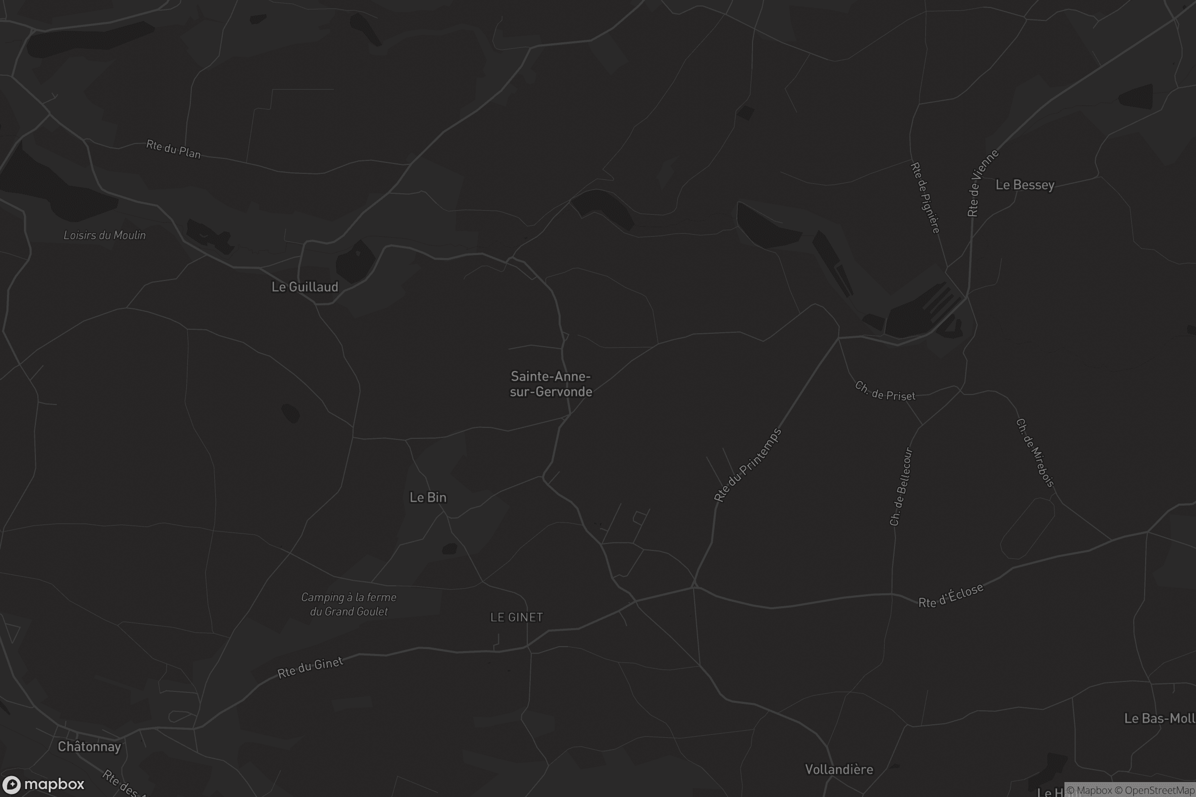 Carte de Sainte-Anne-sur-Gervonde