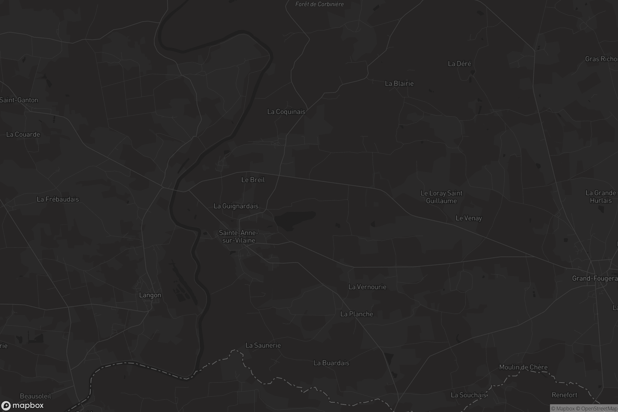 Carte de Sainte-Anne-sur-Vilaine