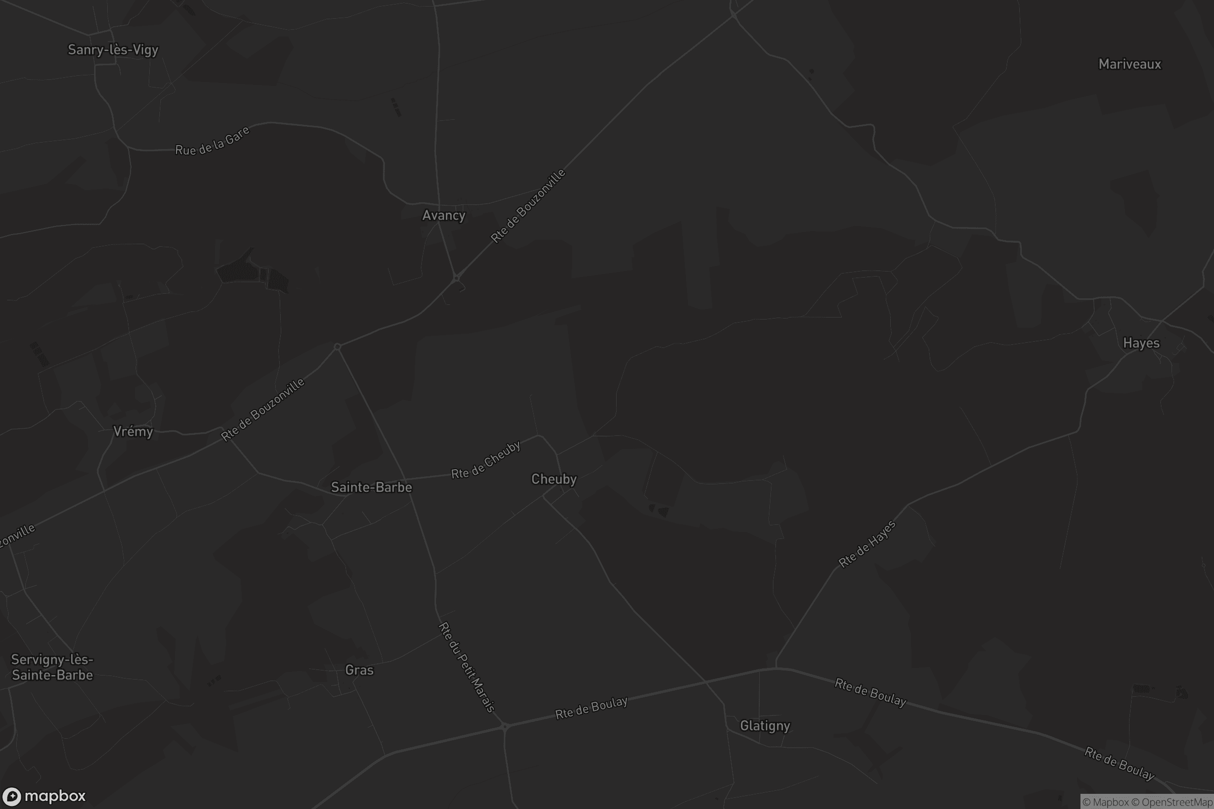 Carte de Sainte-Barbe