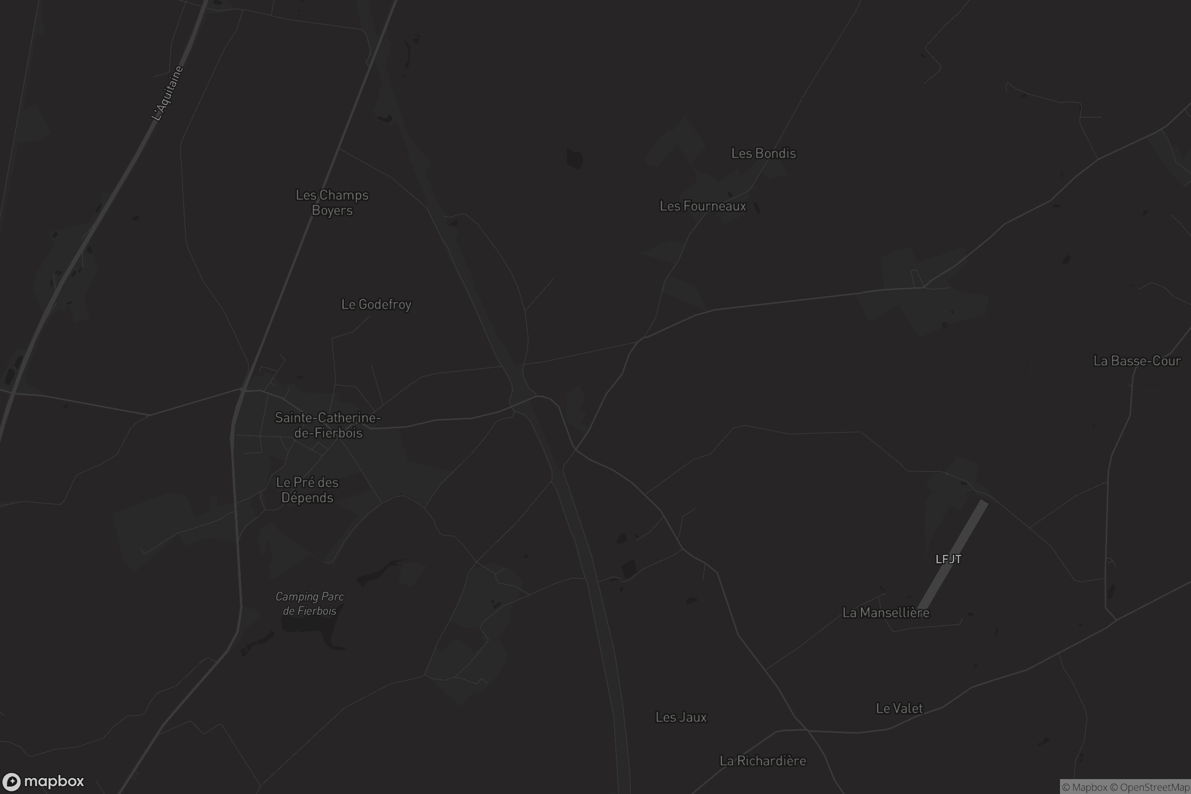 Carte de Sainte-Catherine-de-Fierbois