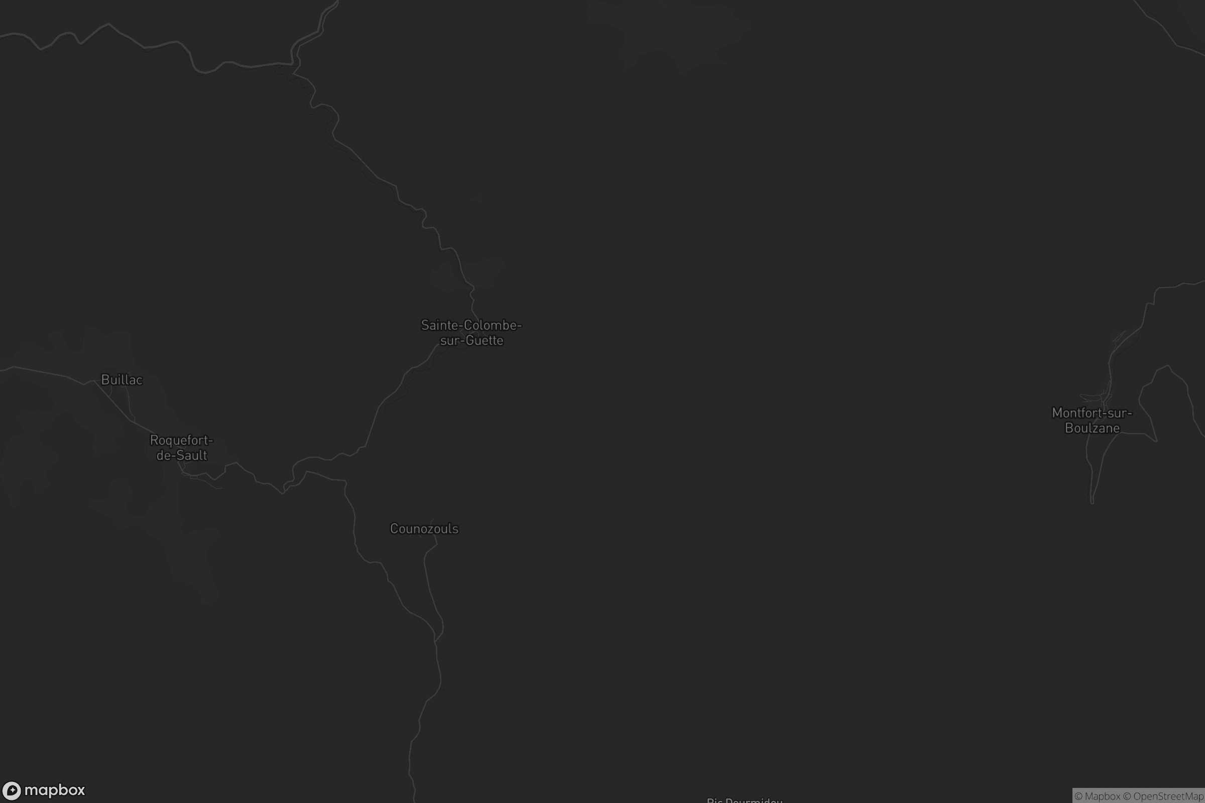 Carte de Sainte-Colombe-sur-Guette