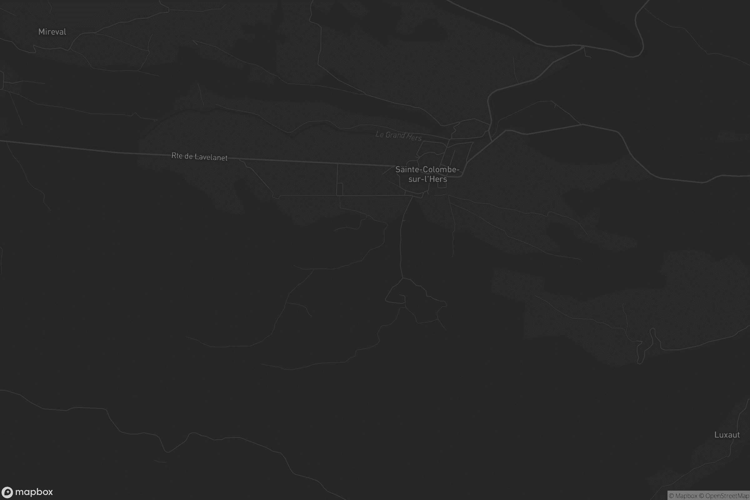 Carte de Sainte-Colombe-sur-l'Hers