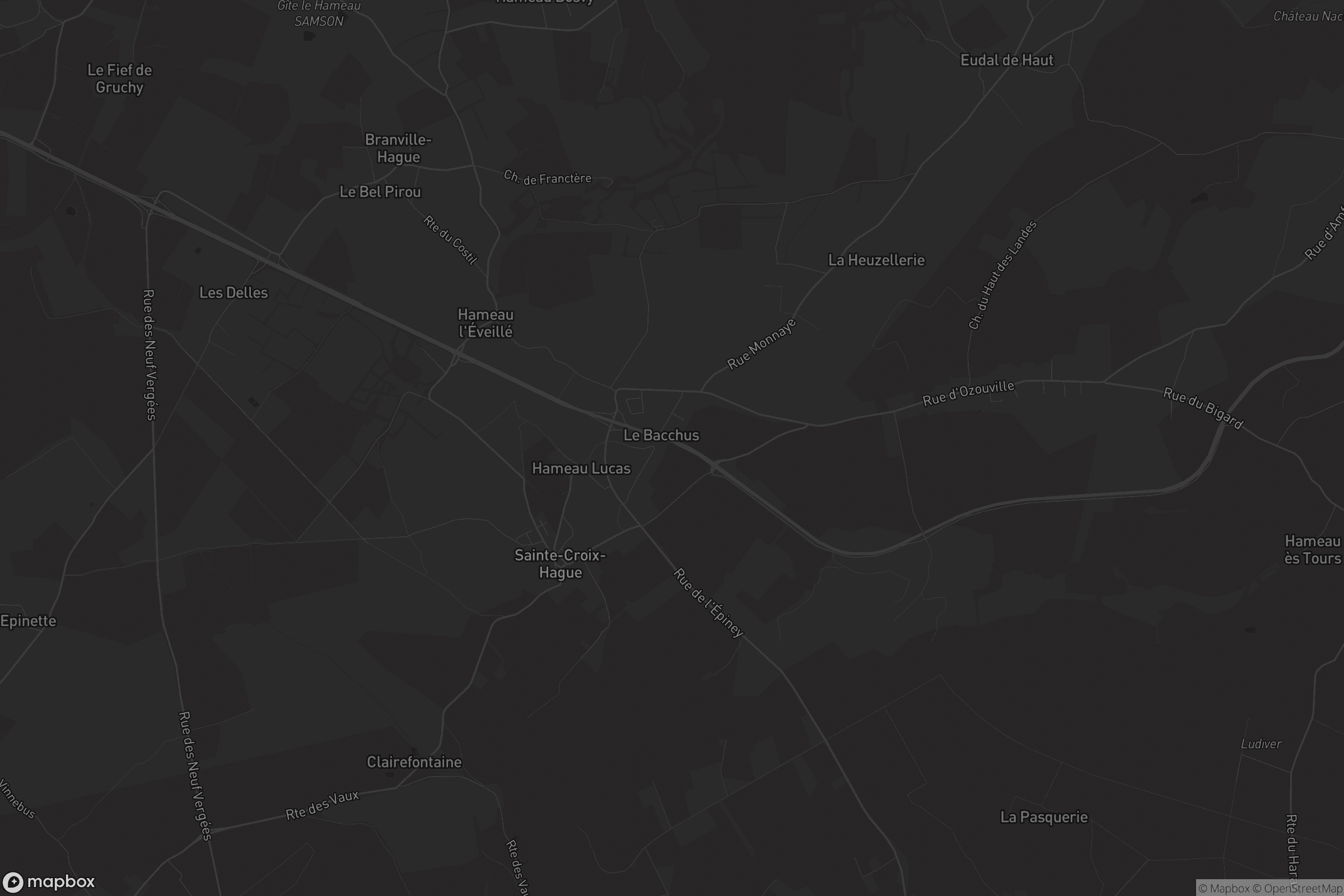 Carte de Sainte-Croix-Hague