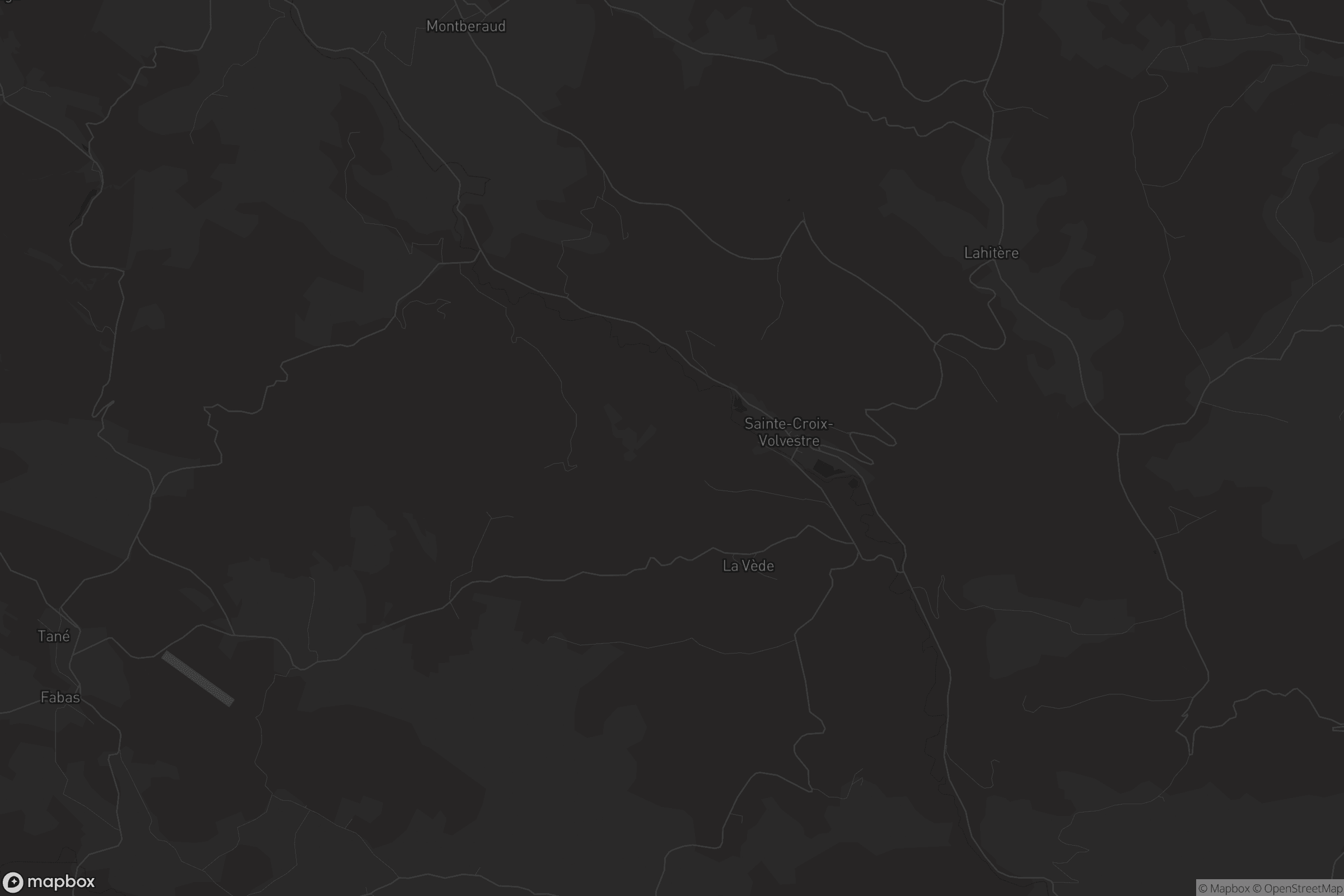 Carte de Sainte-Croix-Volvestre