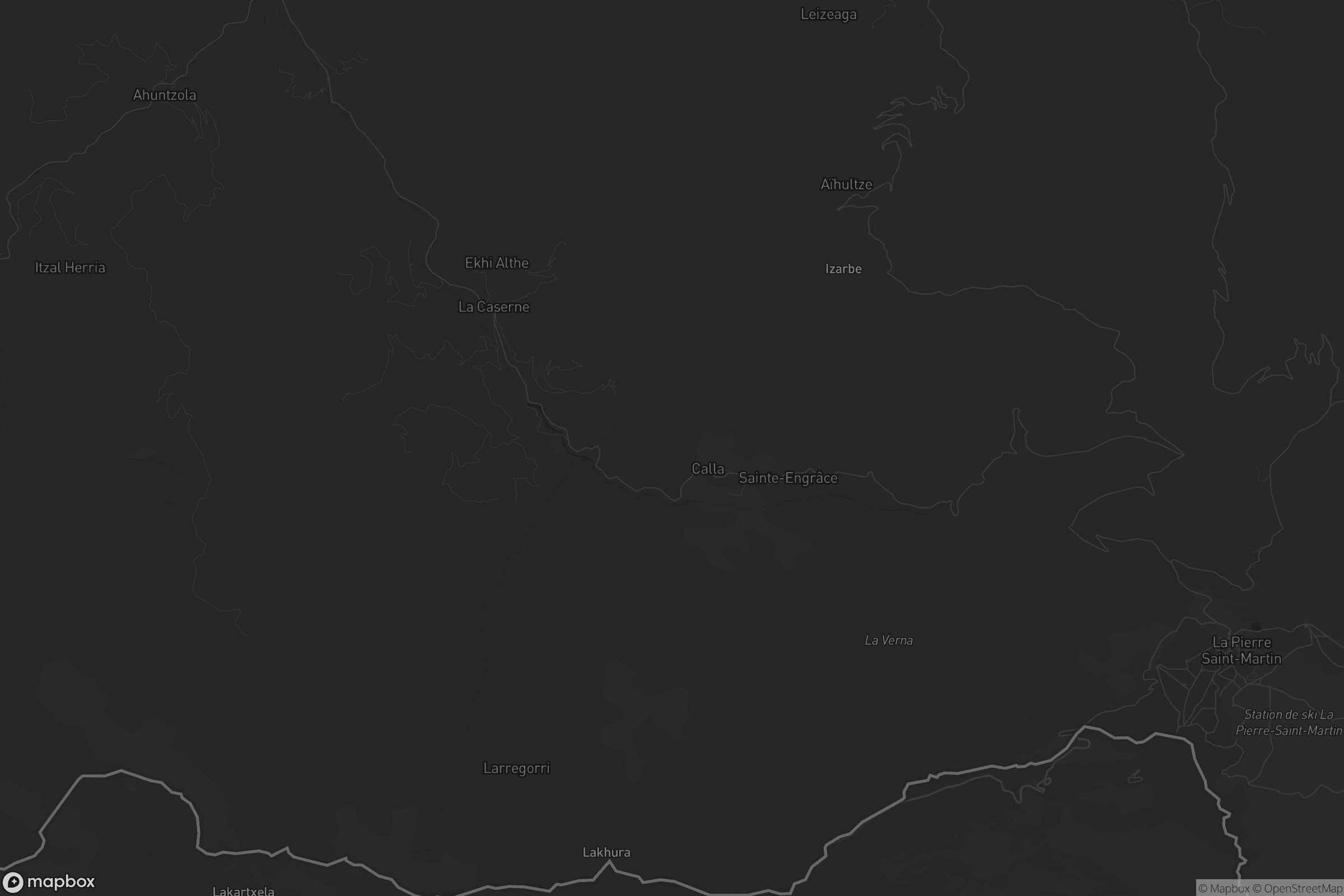 Carte de Sainte-Engrâce