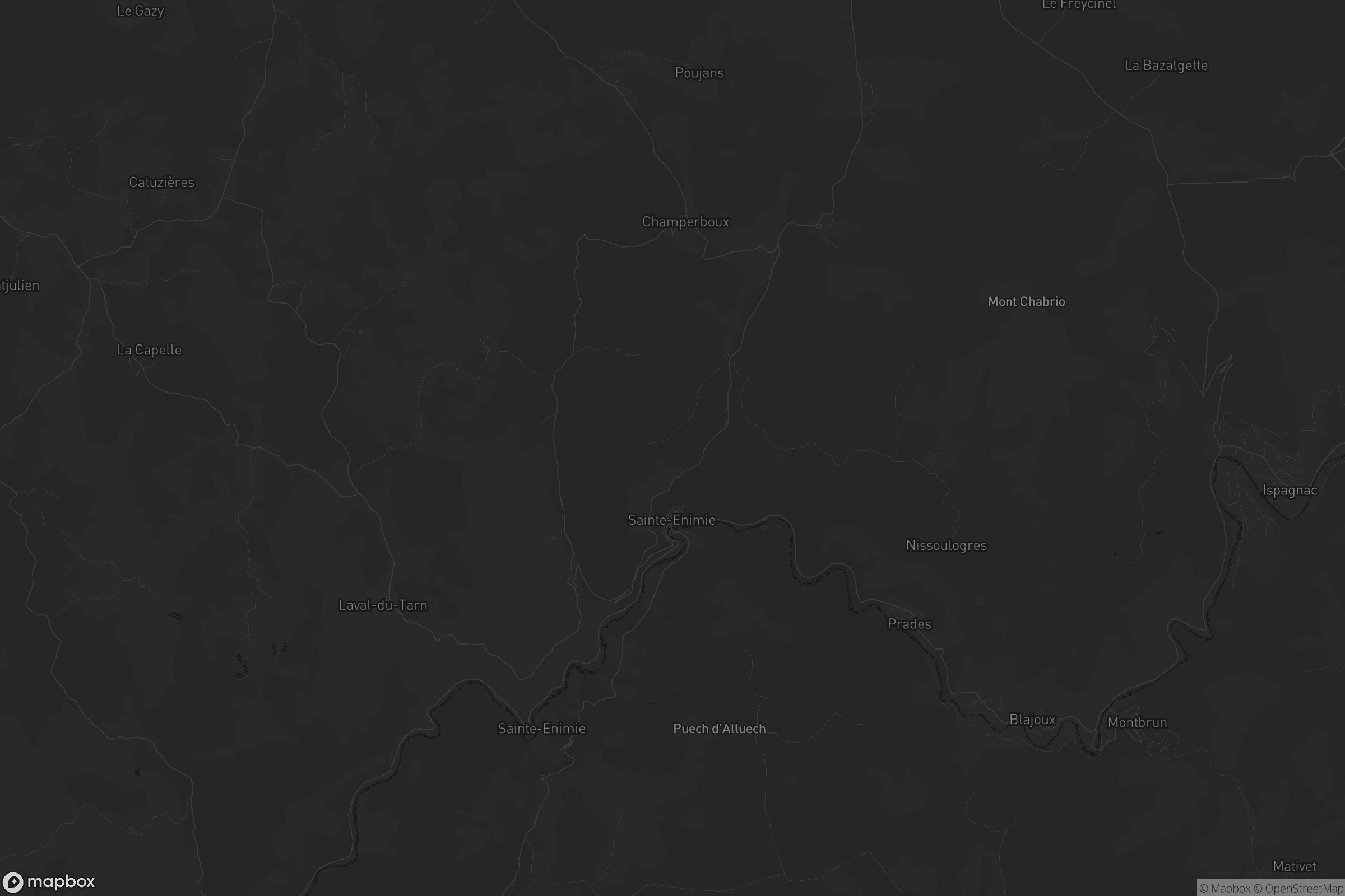 Carte de Sainte-Enimie