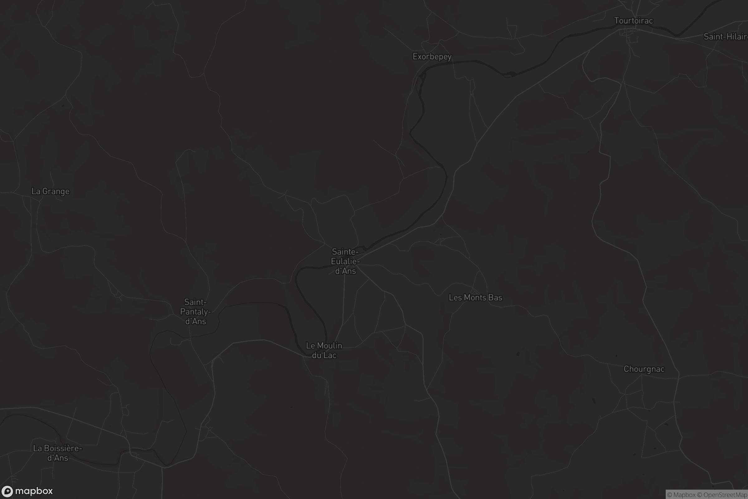 Carte de Sainte-Eulalie-d'Ans