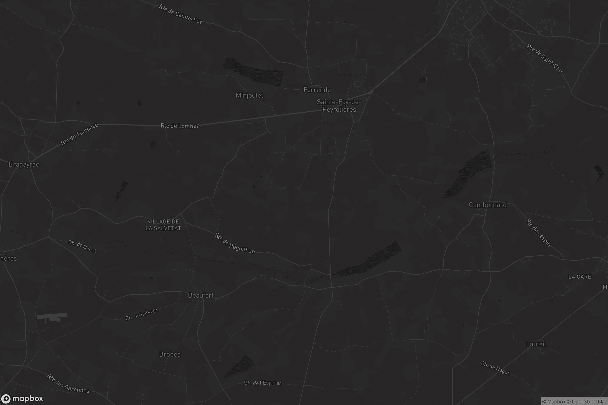 Carte de Sainte-Foy-de-Peyrolières