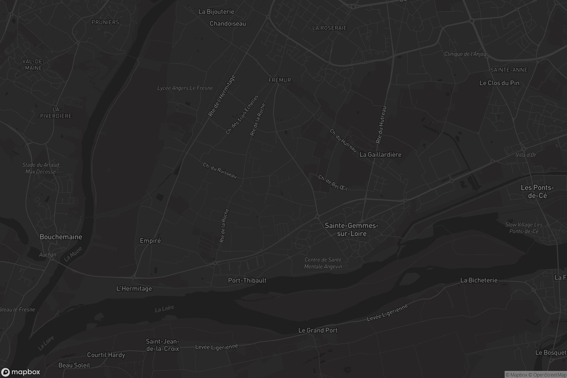 Carte de Sainte-Gemmes-sur-Loire