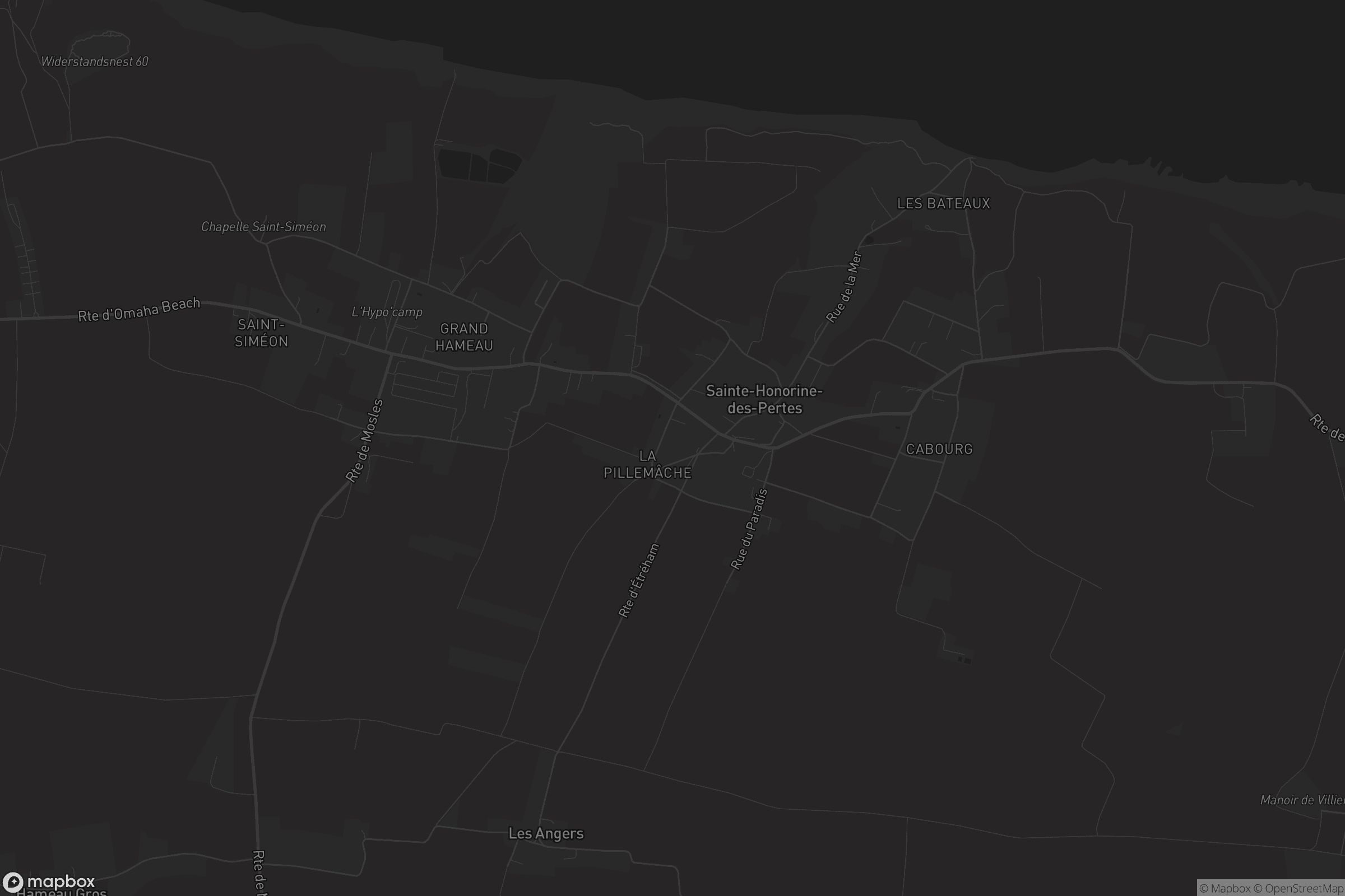 Carte de Sainte-Honorine-des-Pertes