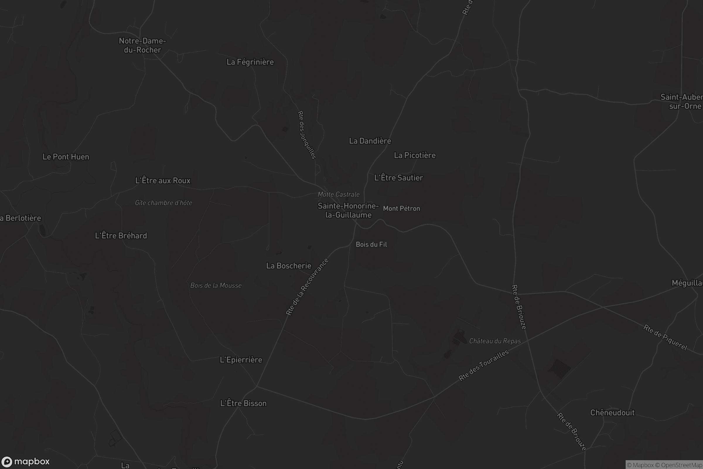 Carte de Sainte-Honorine-la-Guillaume