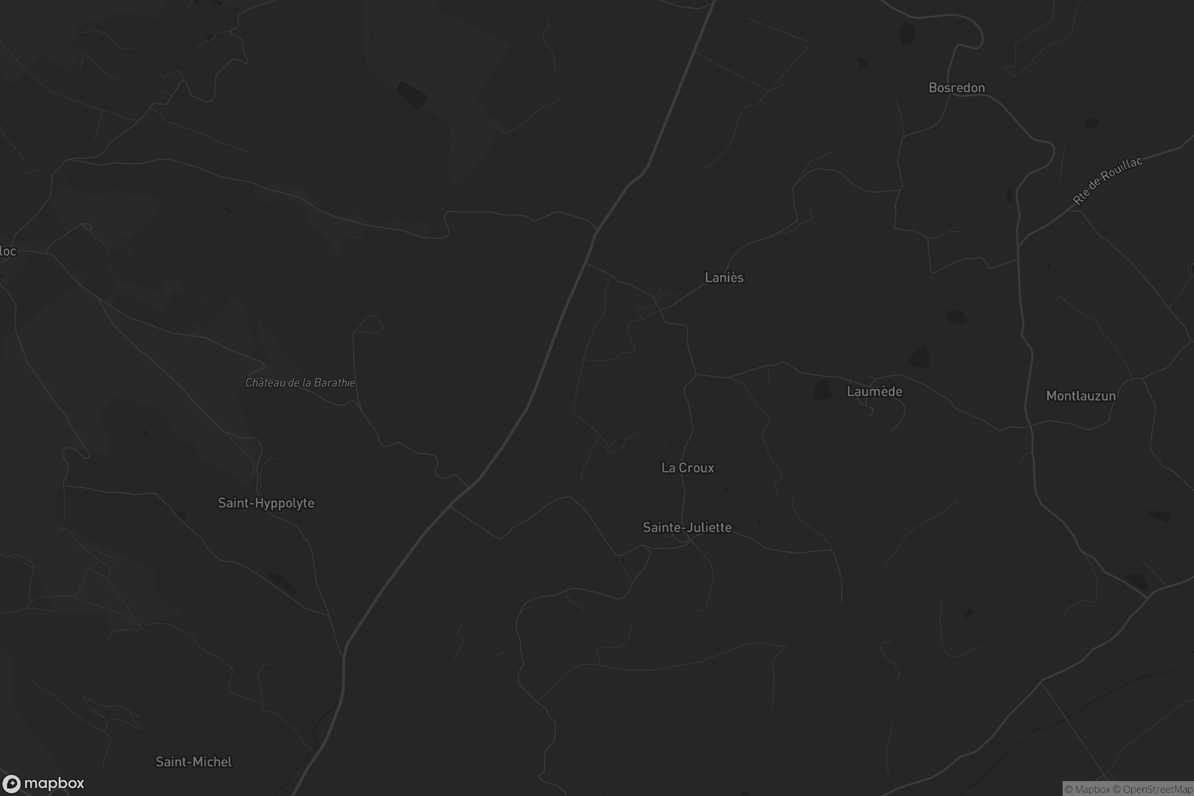 Carte de Sainte-Juliette