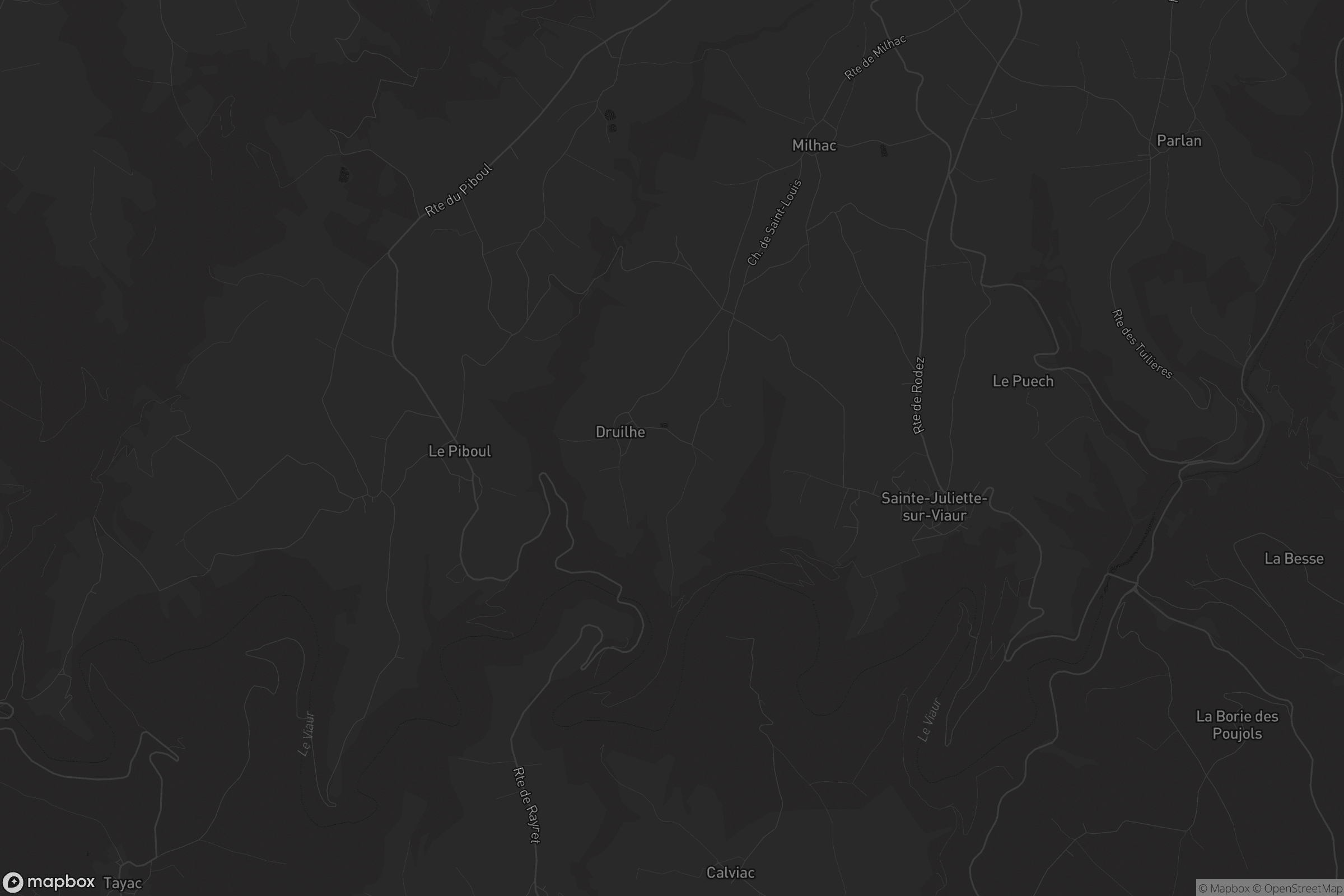 Carte de Sainte-Juliette-sur-Viaur