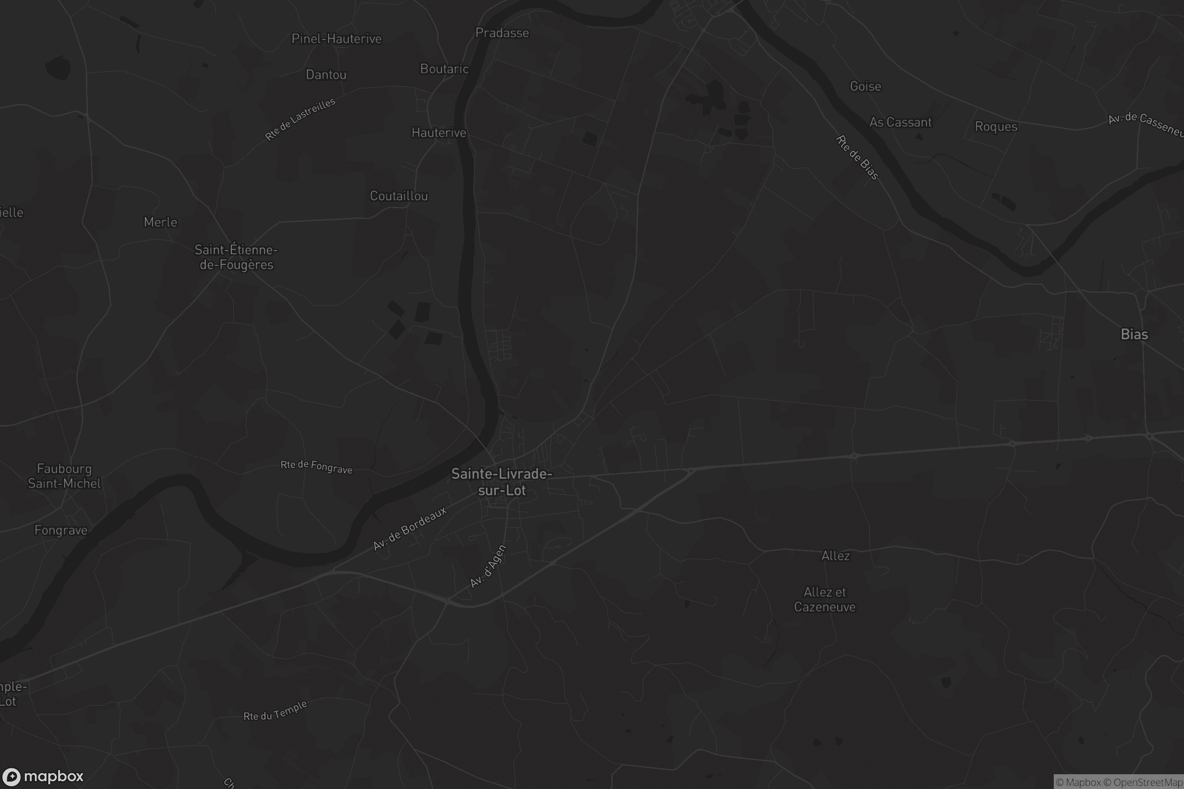 Carte de Sainte-Livrade-sur-Lot