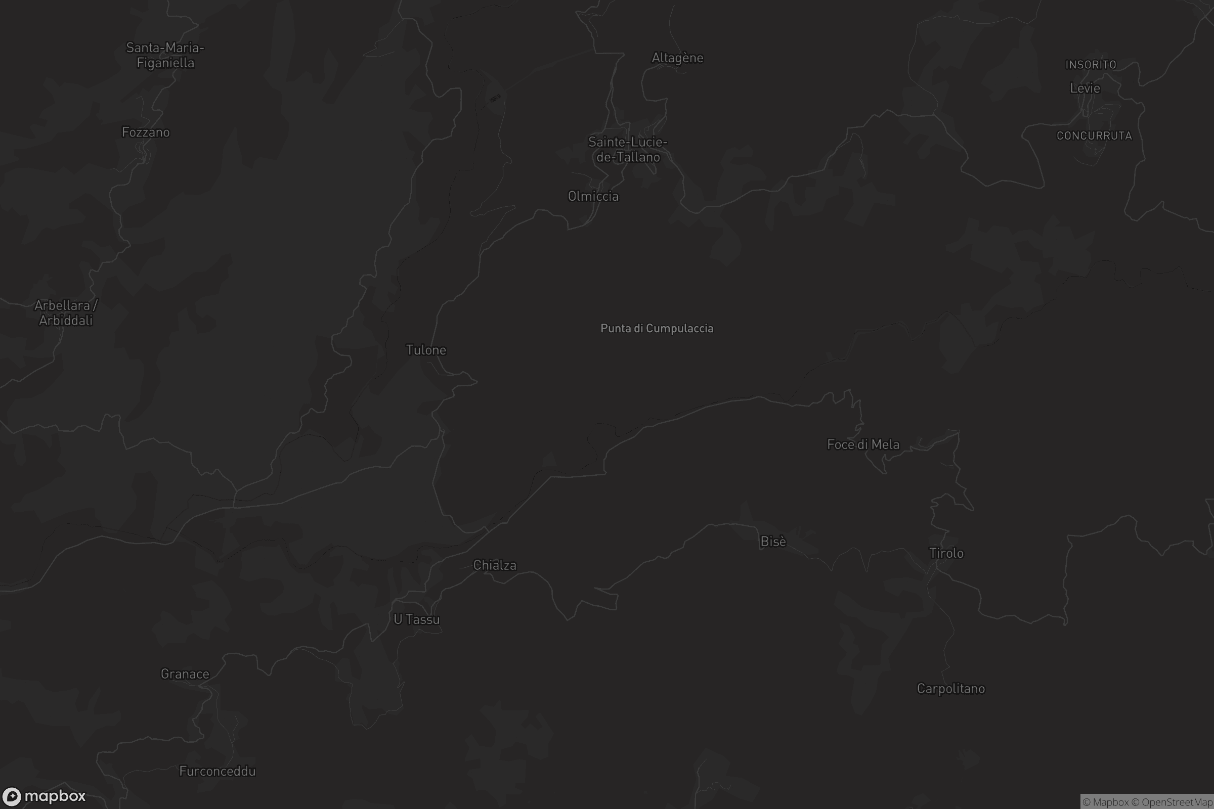 Carte de Sainte-Lucie-de-Tallano