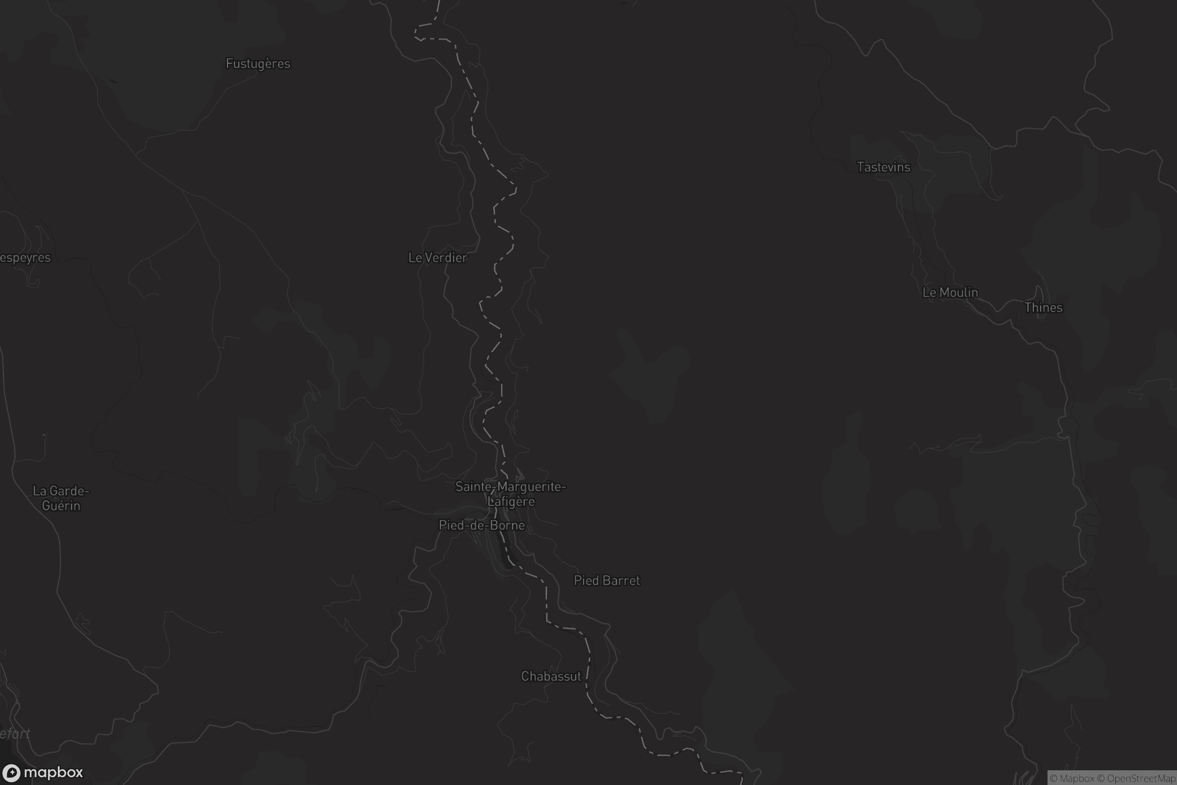 Carte de Sainte-Marguerite-Lafigère