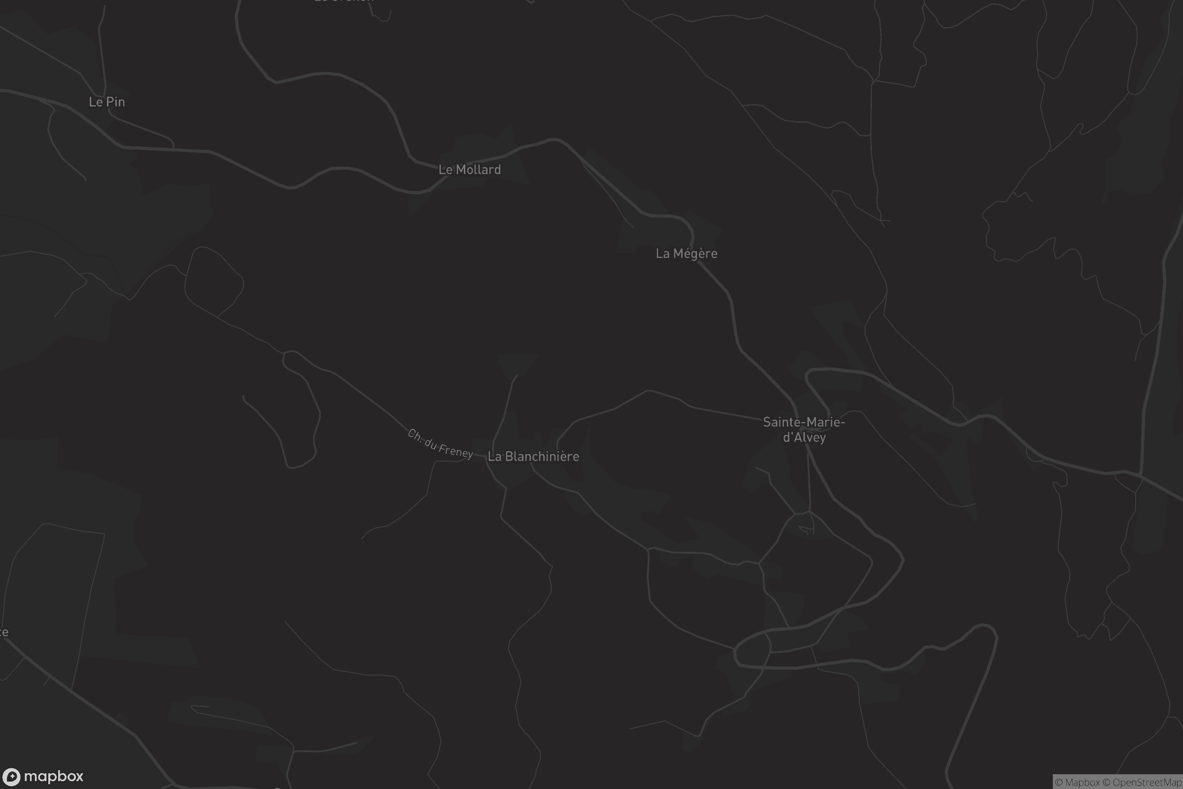 Carte de Sainte-Marie-d'Alvey