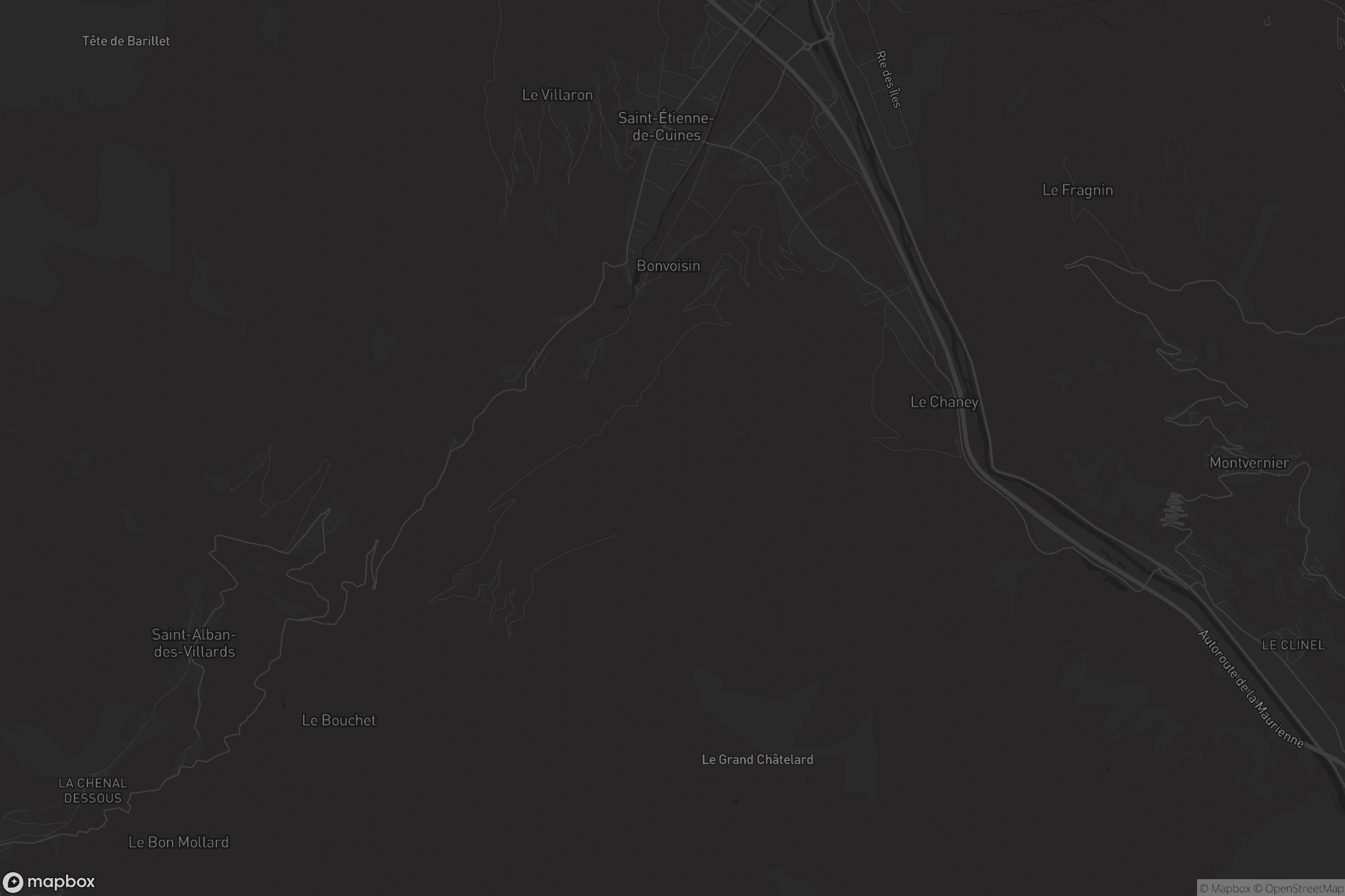 Carte de Sainte-Marie-de-Cuines
