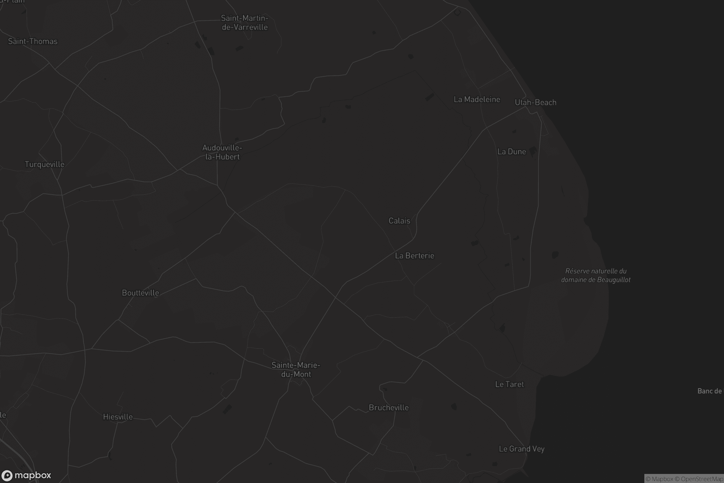 Carte de Sainte-Marie-du-Mont