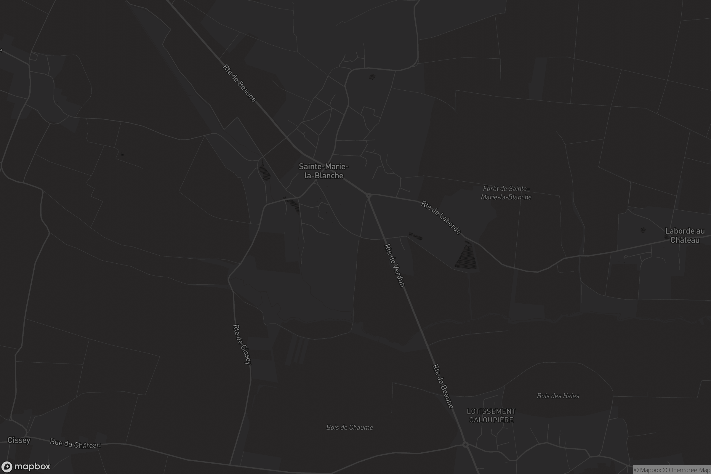 Carte de Sainte-Marie-la-Blanche