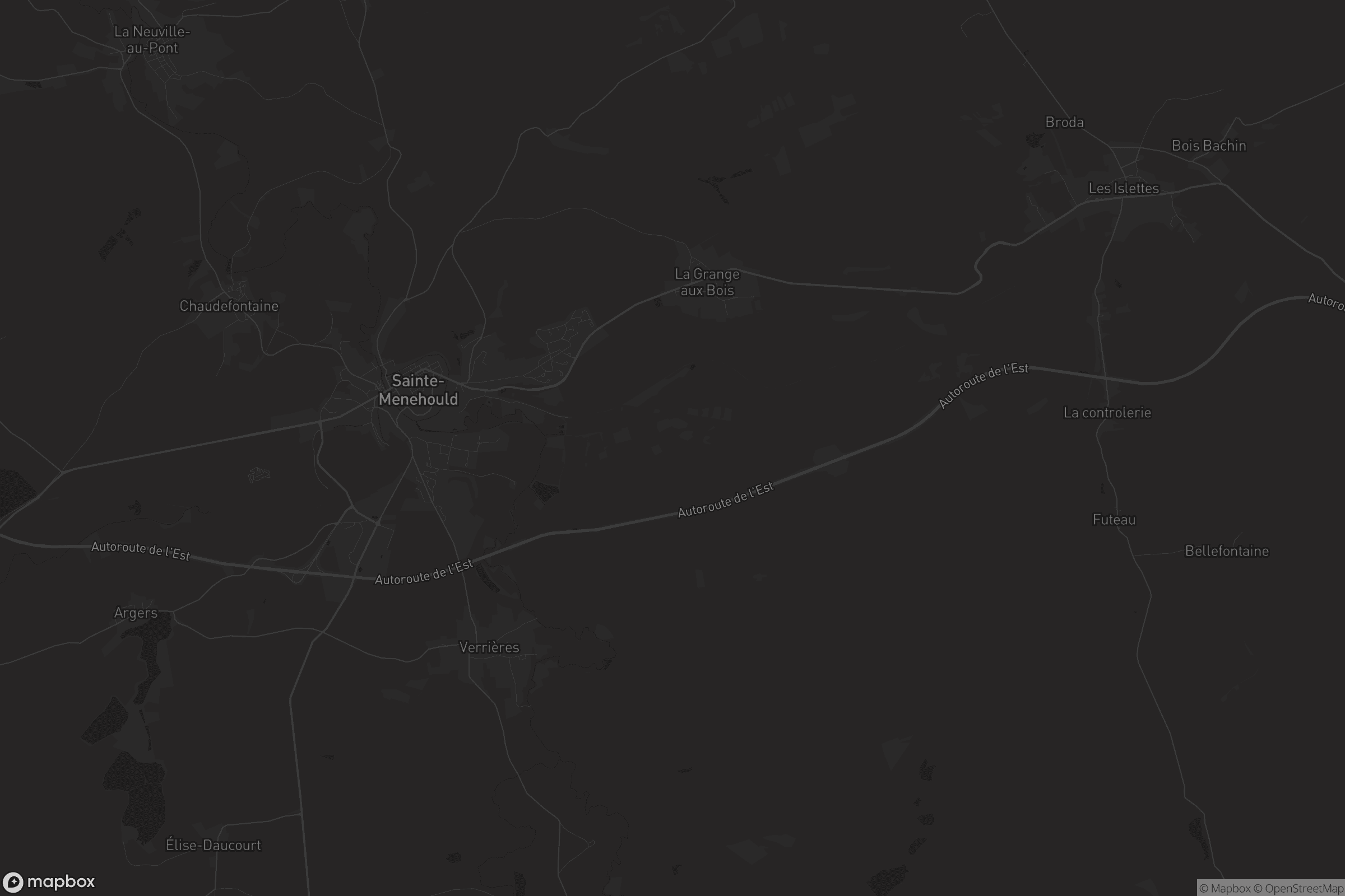 Carte de Sainte-Menehould