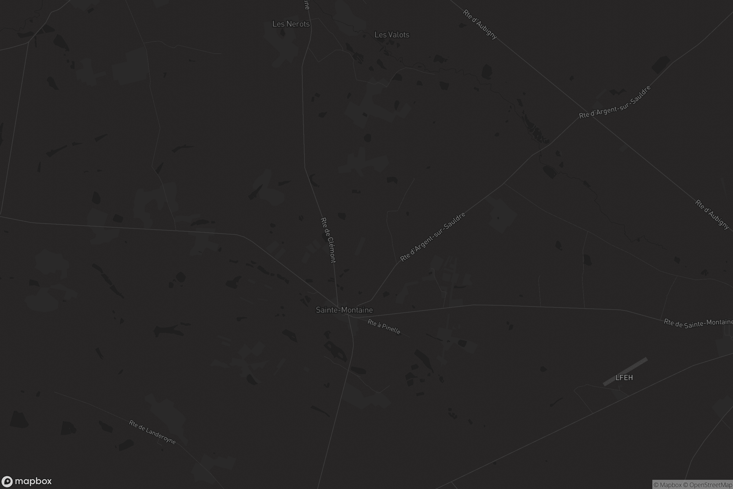 Carte de Sainte-Montaine